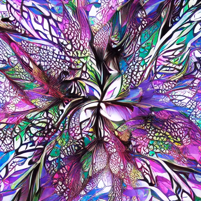 Iridescent Leaves