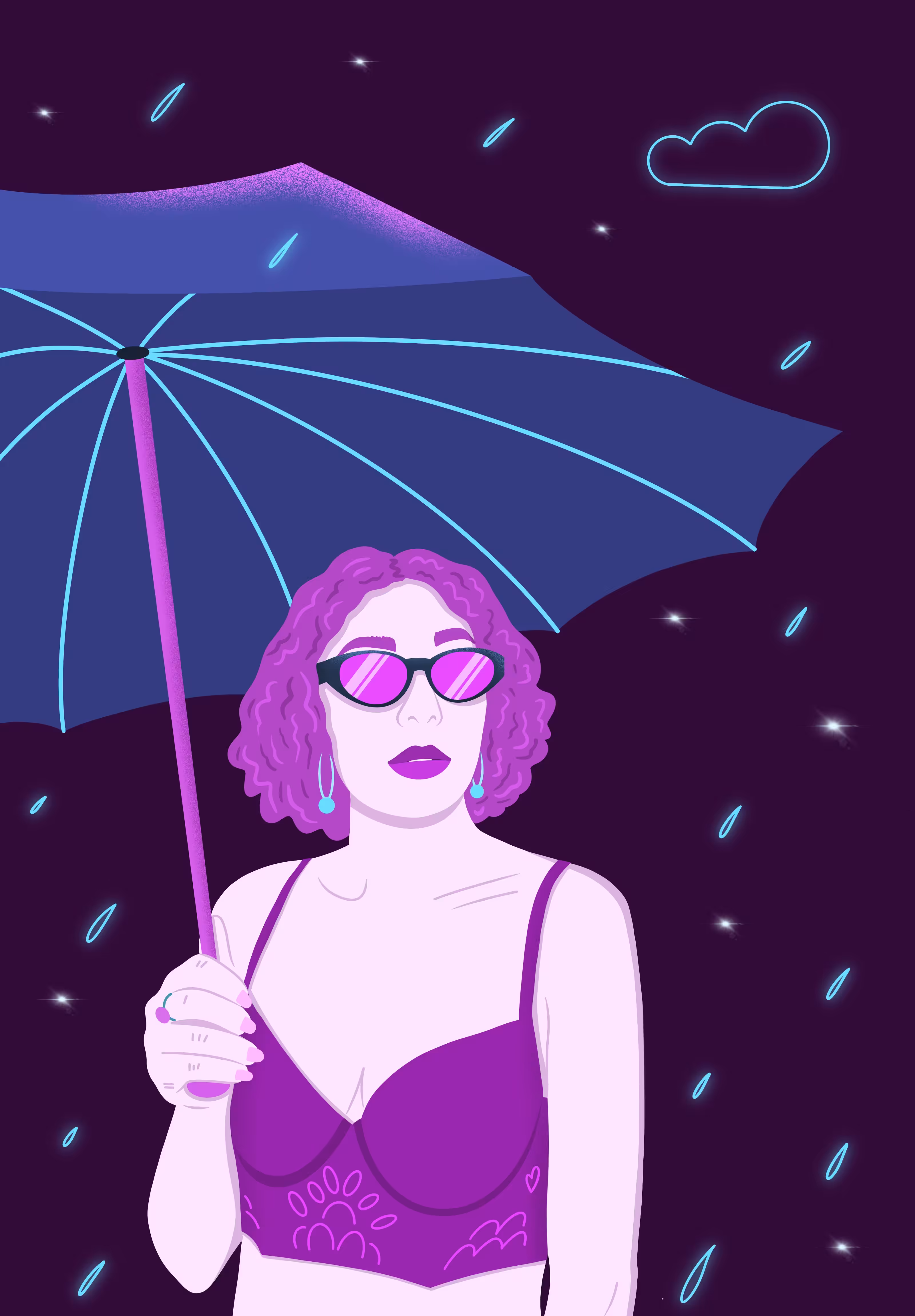 Space rain