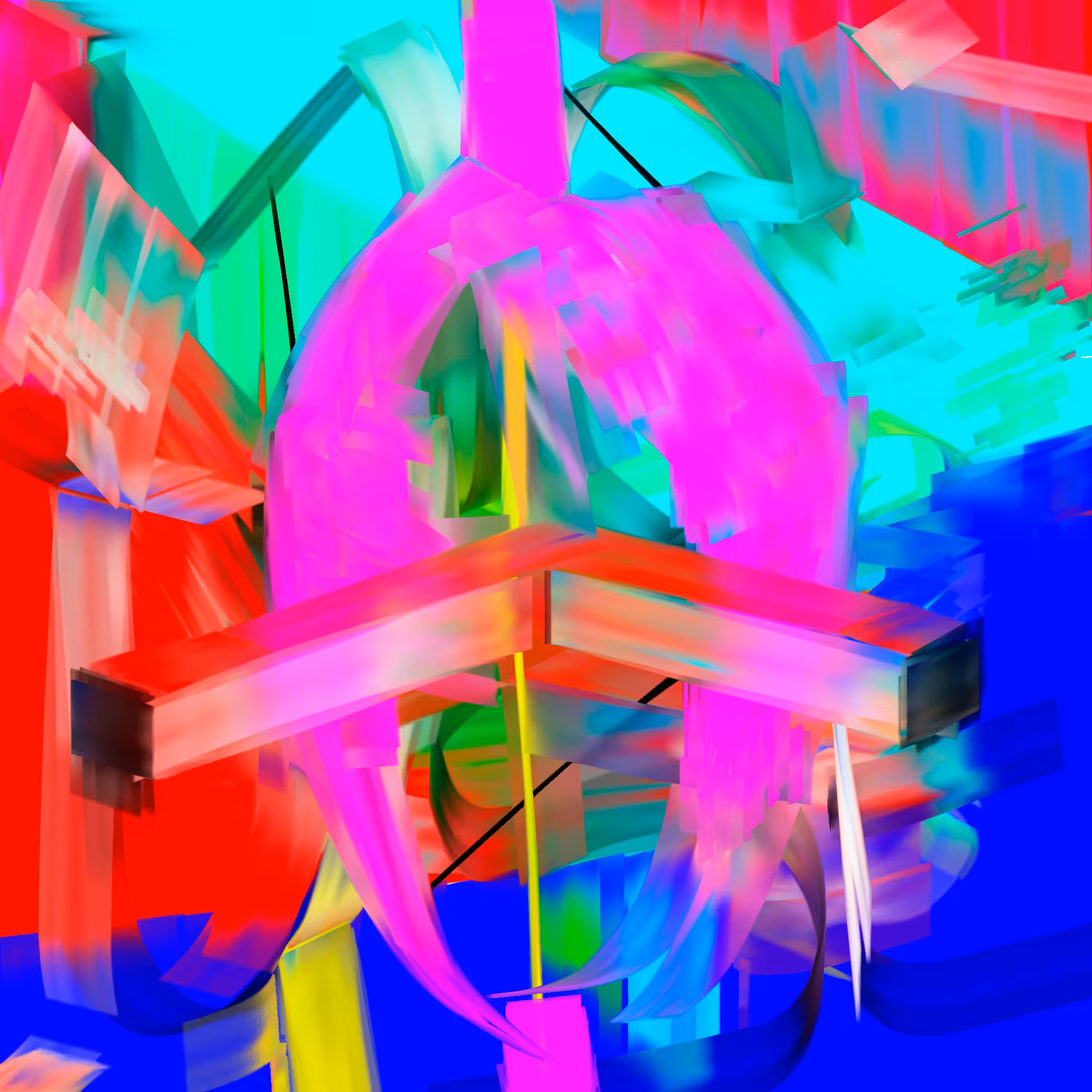 Sexy Paintings: Accidente en escalera eléctrica 02