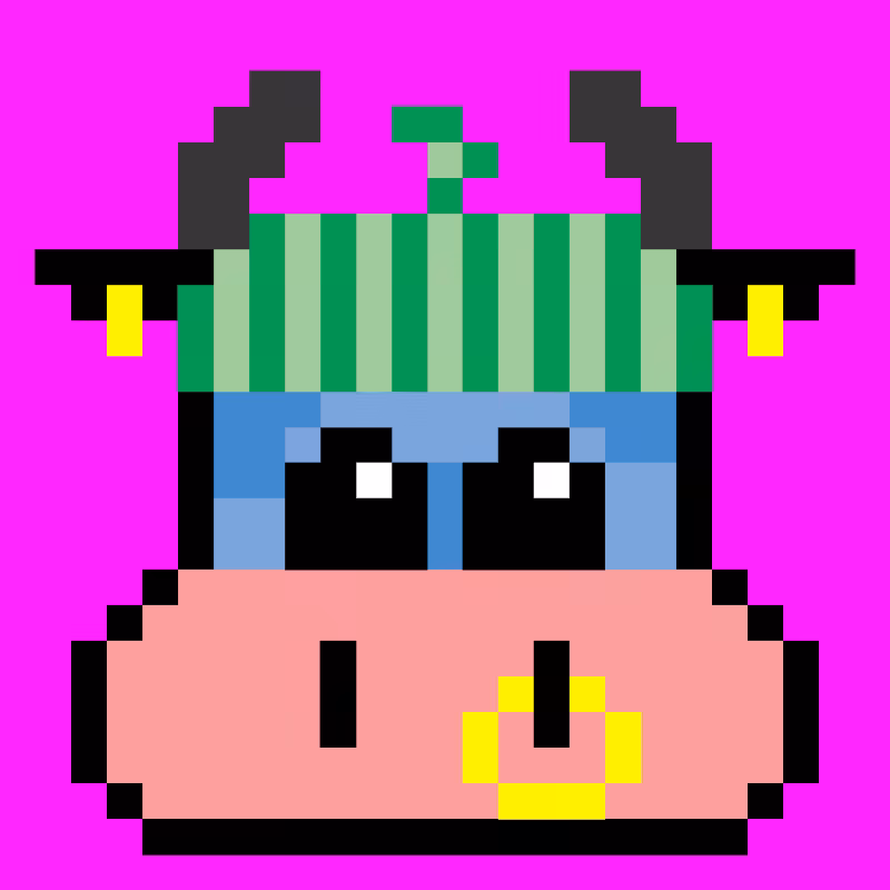 pixel cow #10