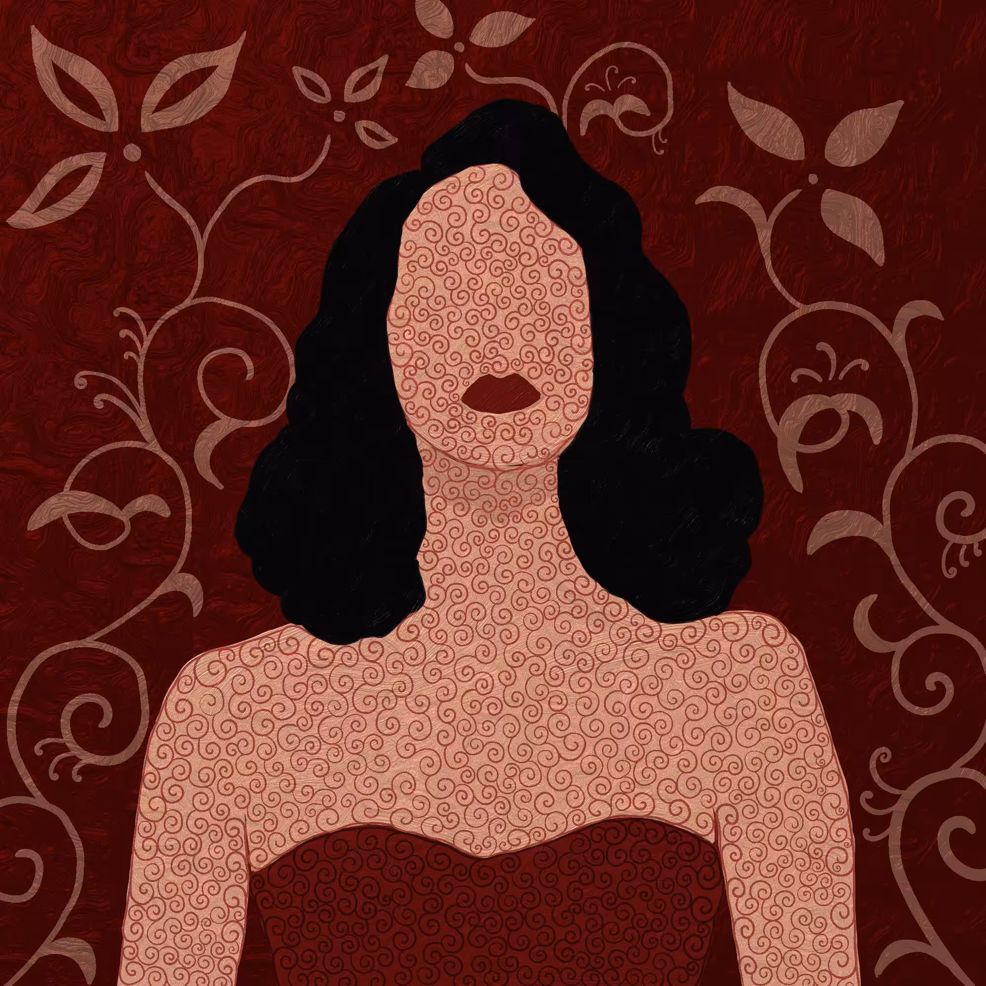 Velvet scarlet
