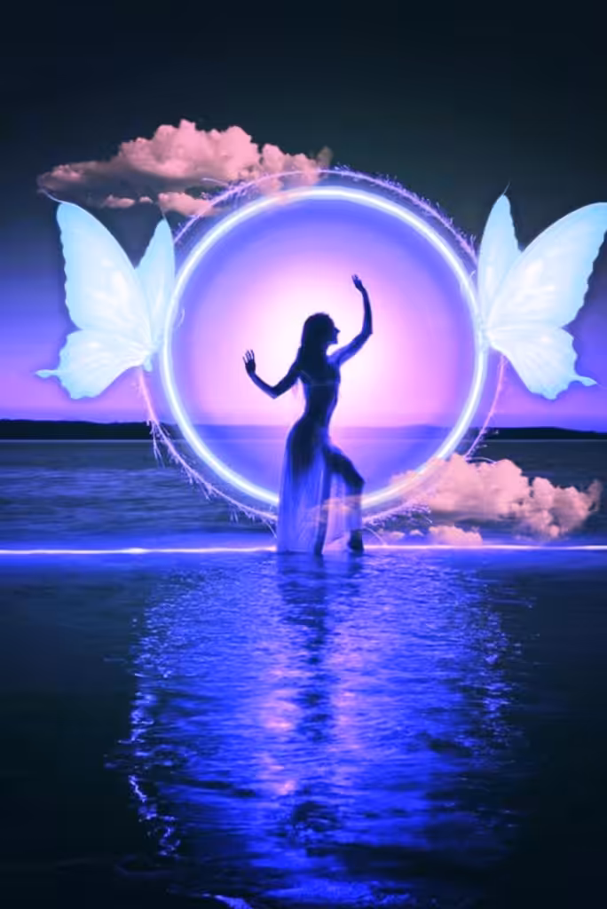 THE NEON BUTTERFLY CIRCLE