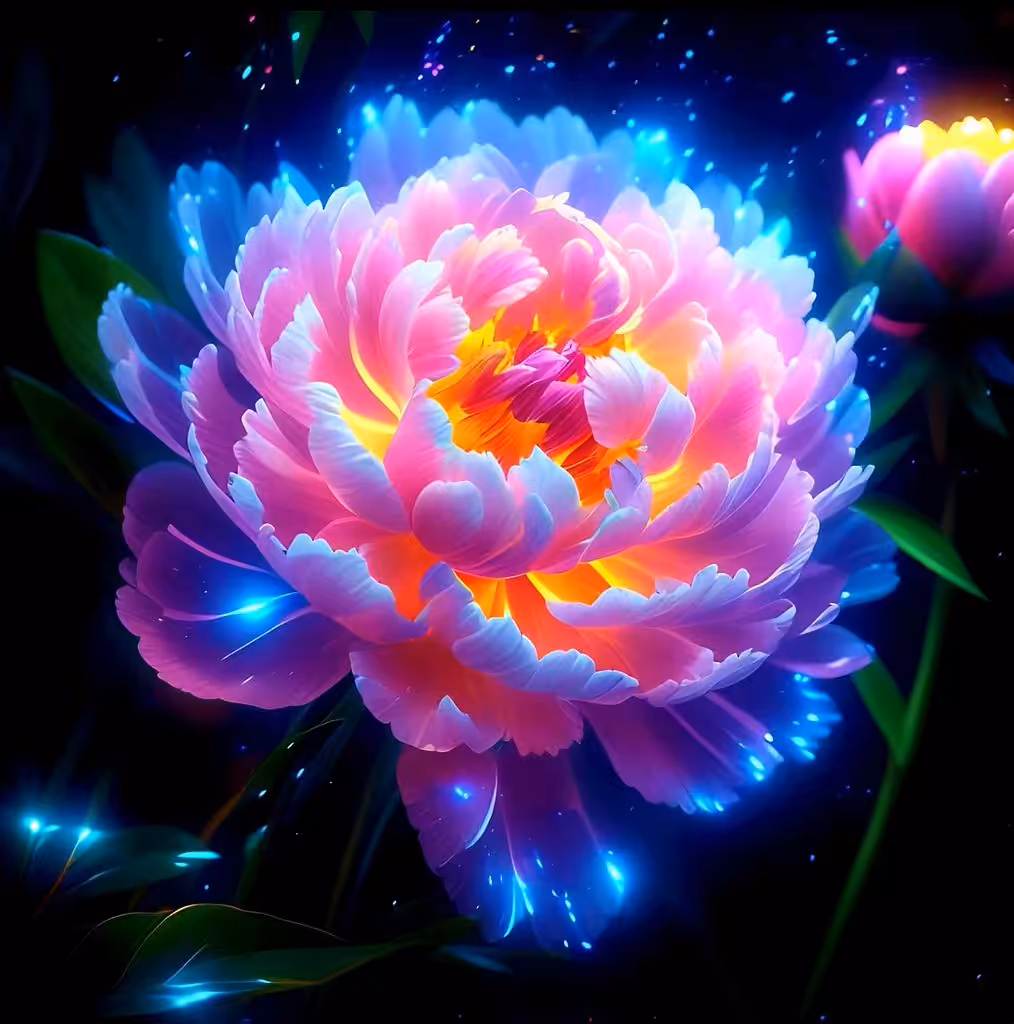 Ethereal Glow: Magic Peony