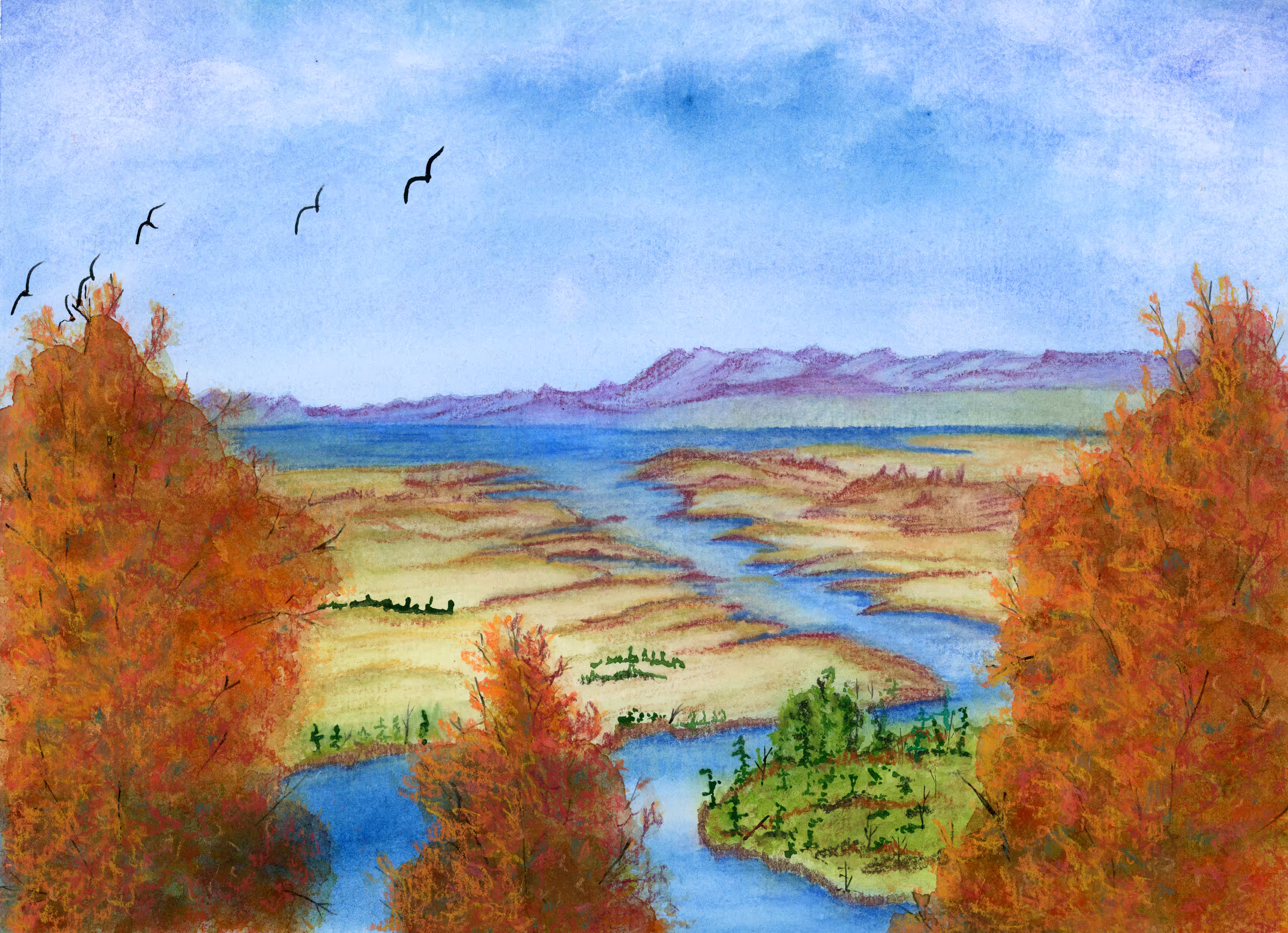 River Valley 2   @ArtByLeClaireD1