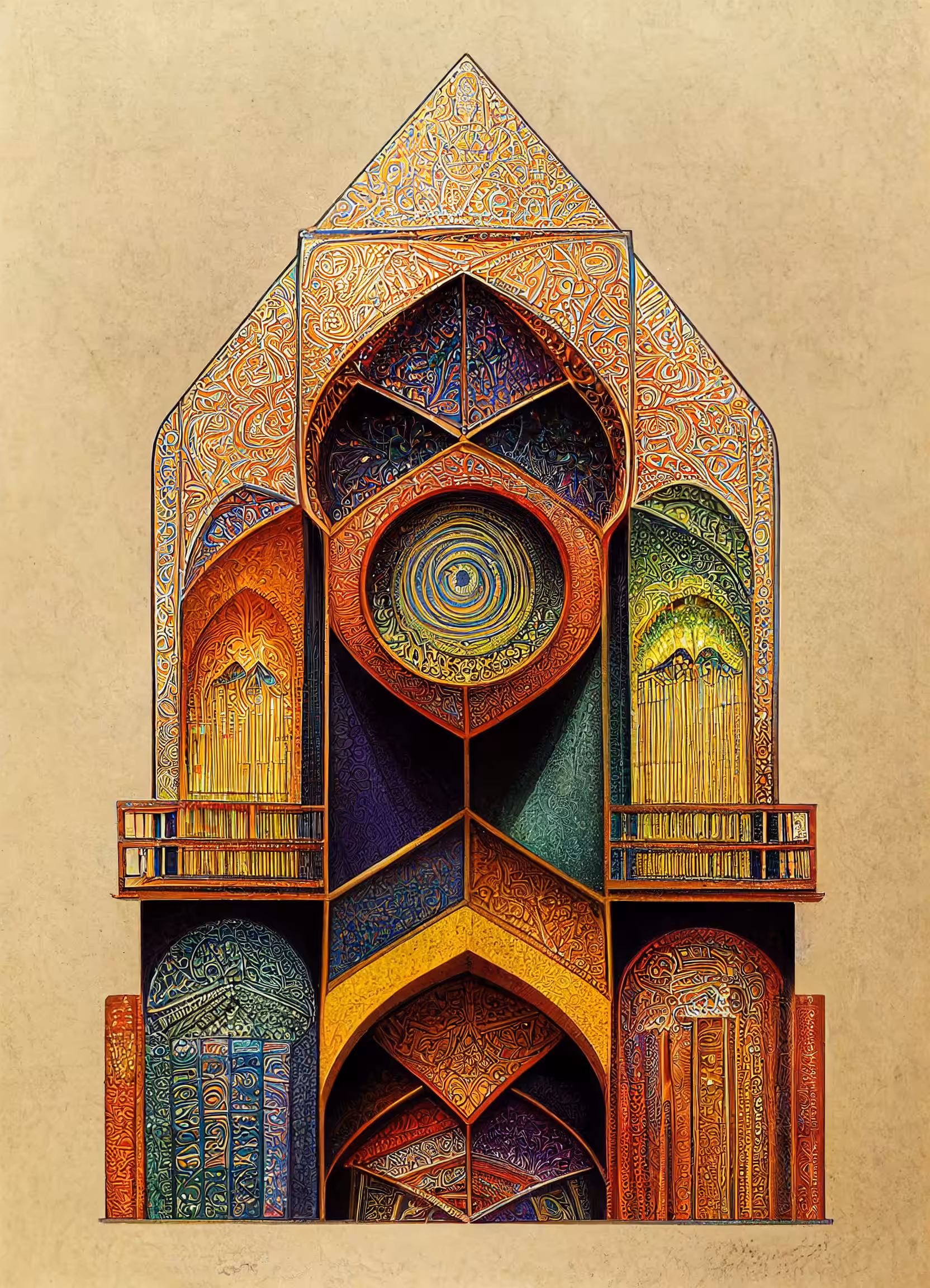 Iranian abstract structures #9