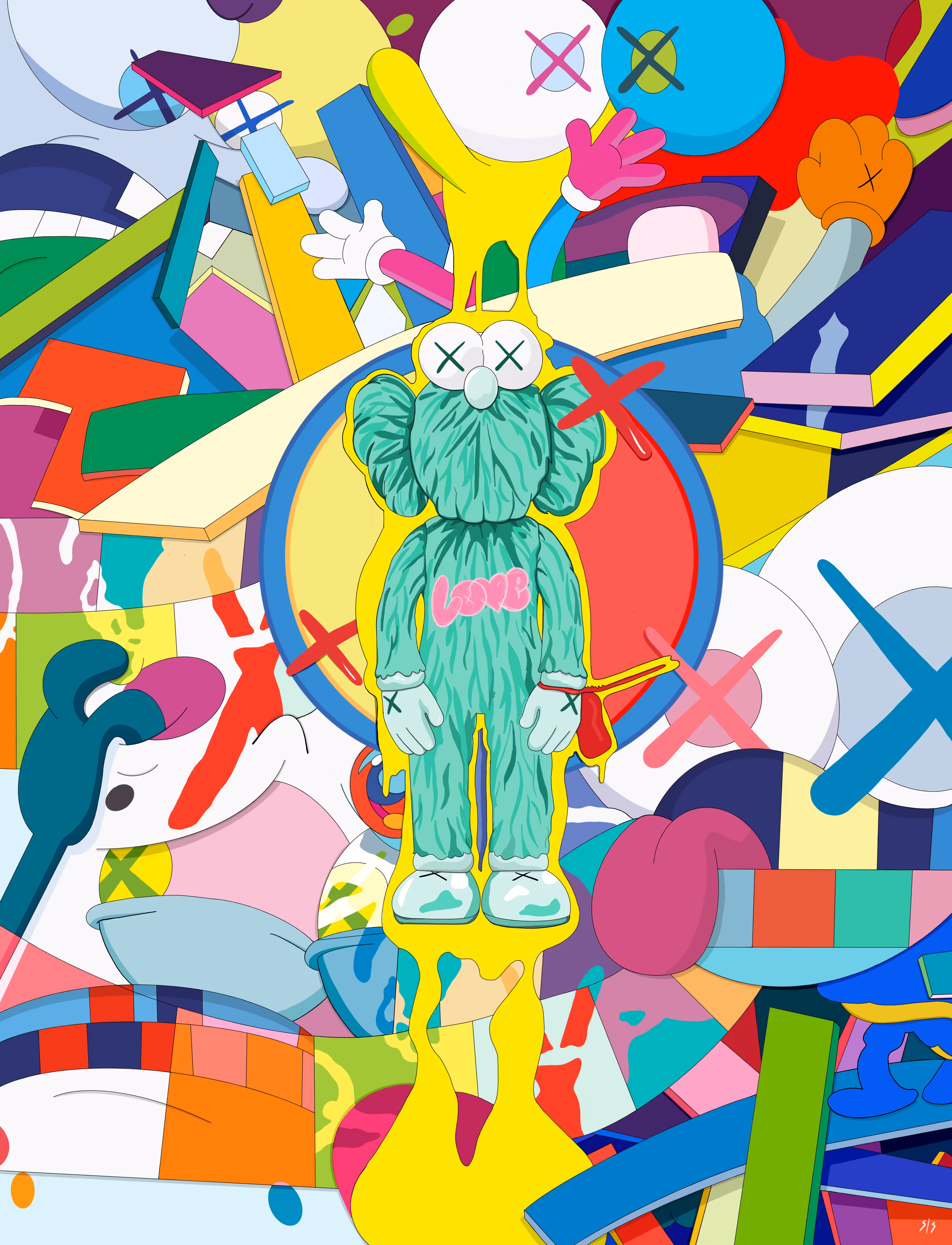 Digital World of Kaws