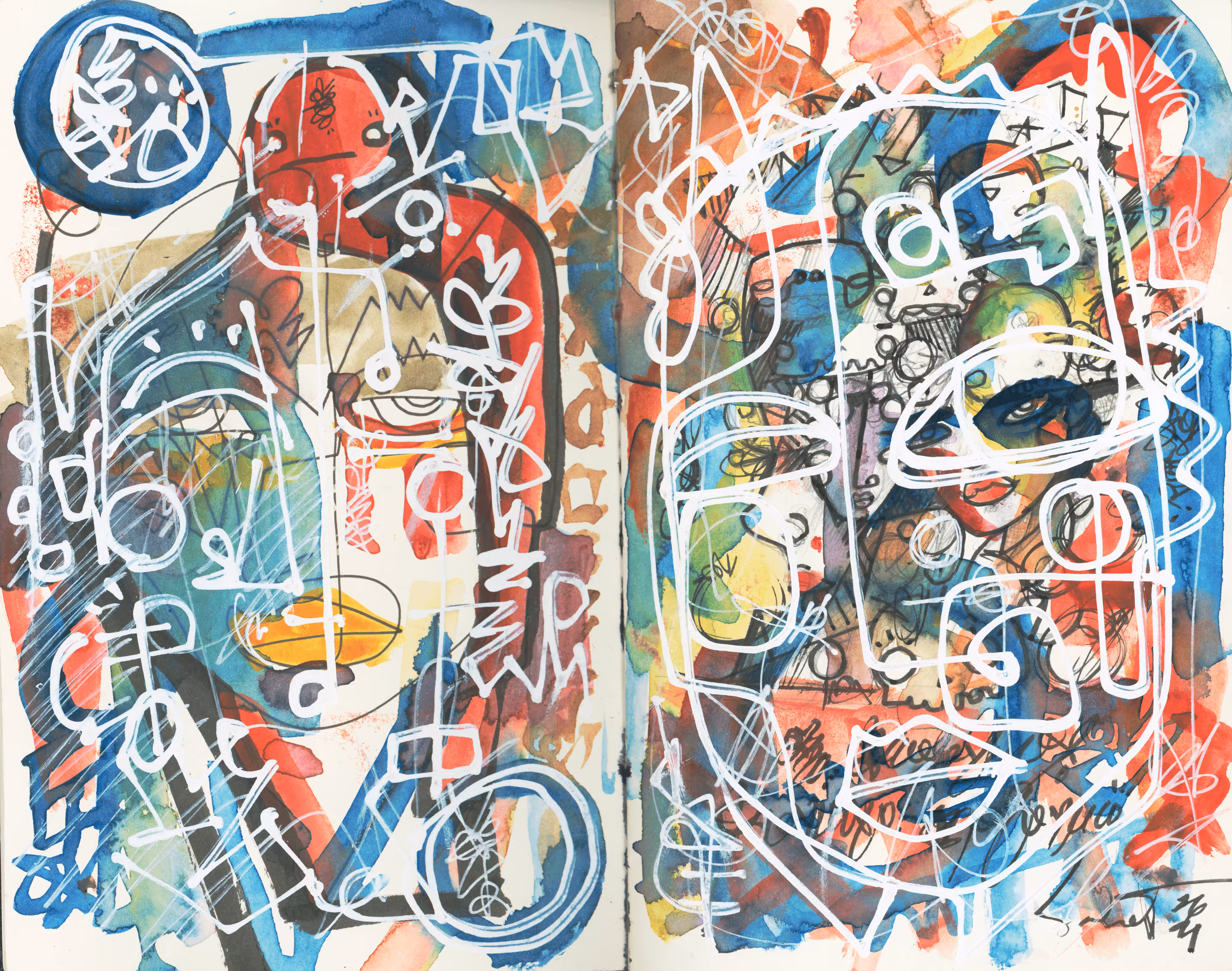 #024 / GROOVY LOVE 2021 SABET / SKETCHBOOK 1