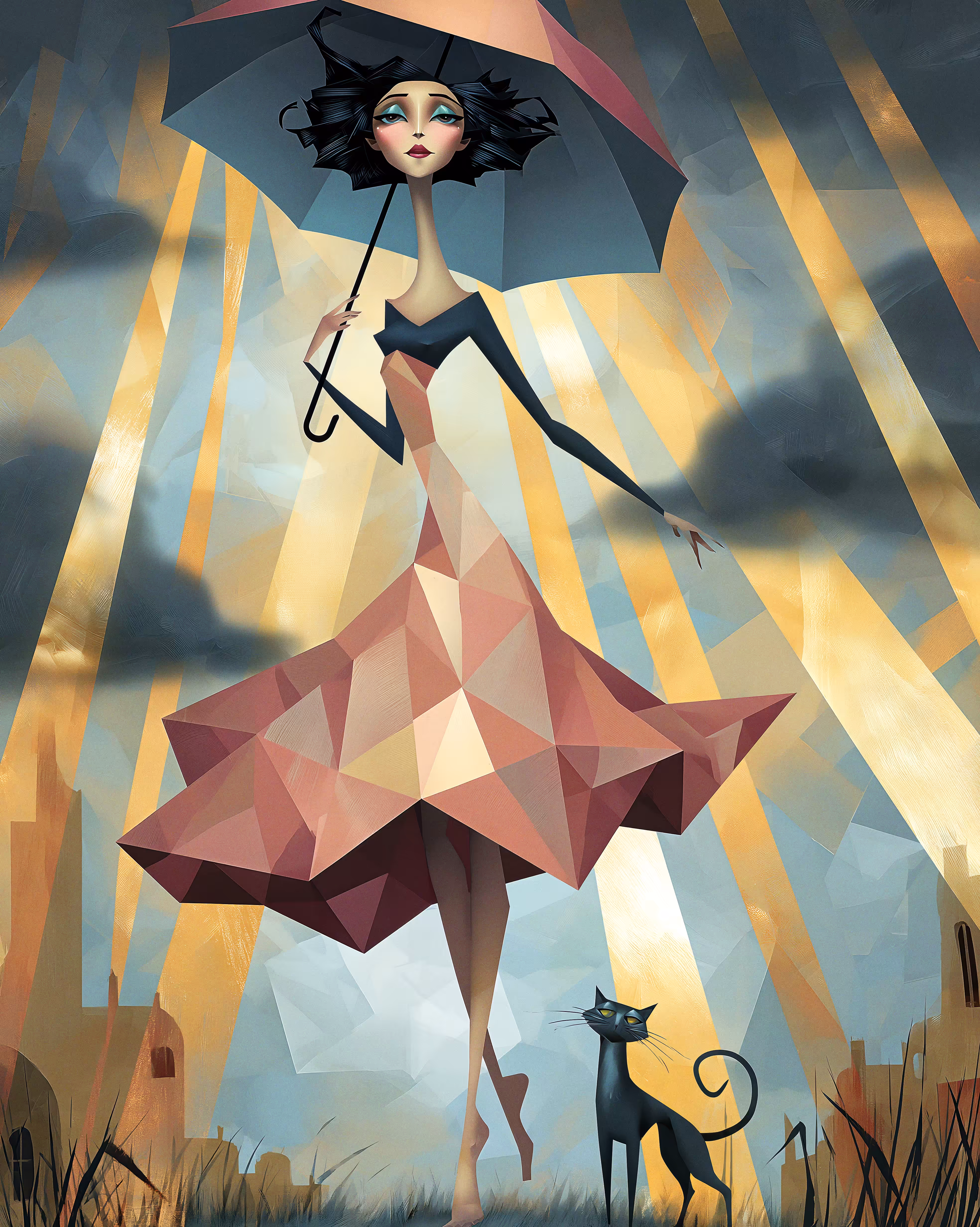 Sunshine & Showers🌦: The Cat Who Follows the Sun.