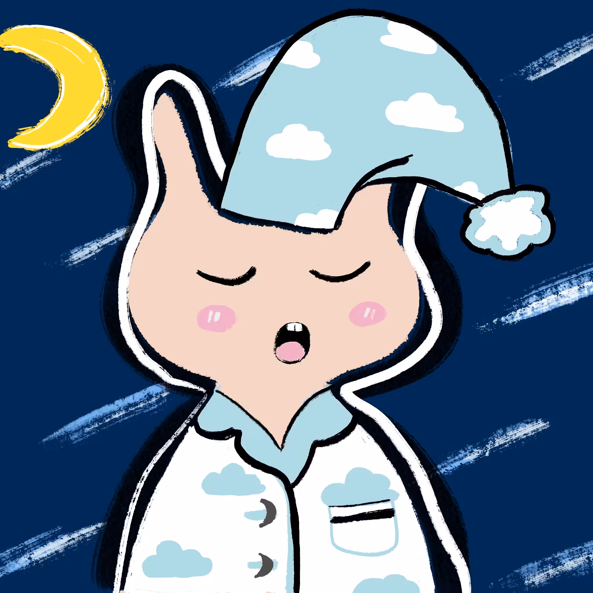 Rabbit Pop #0009 Sleepy Rabbit