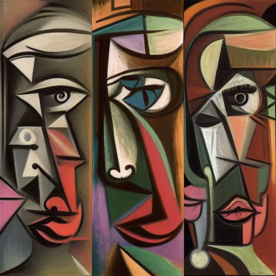 Cubism Faces #3