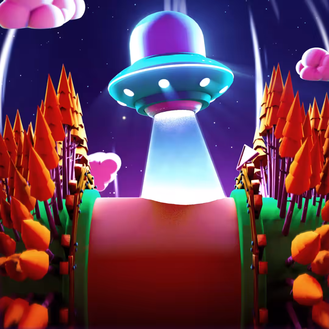 UFO on a mission 🛸🐄