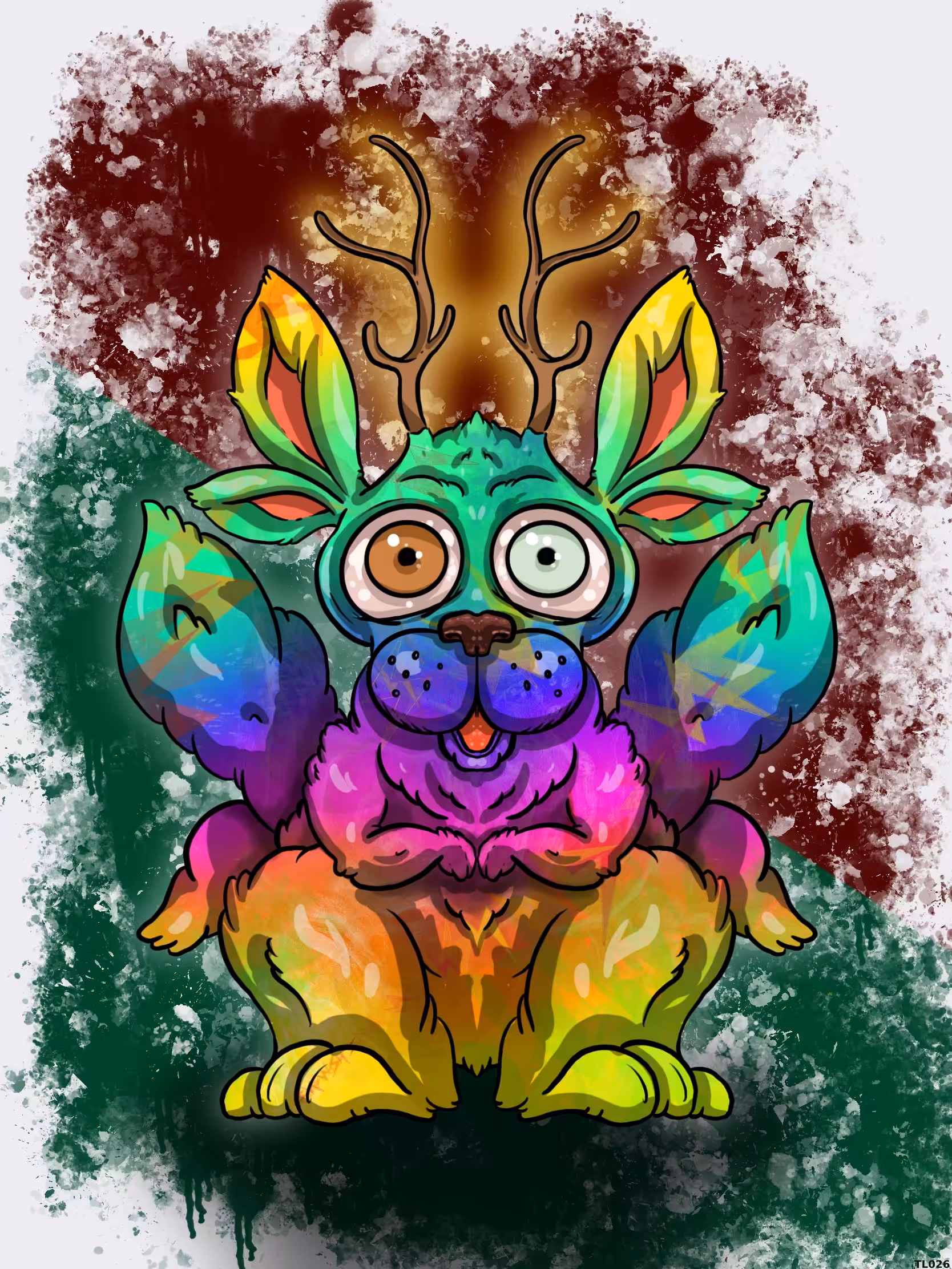 TL026  - Colorfull Squirrel