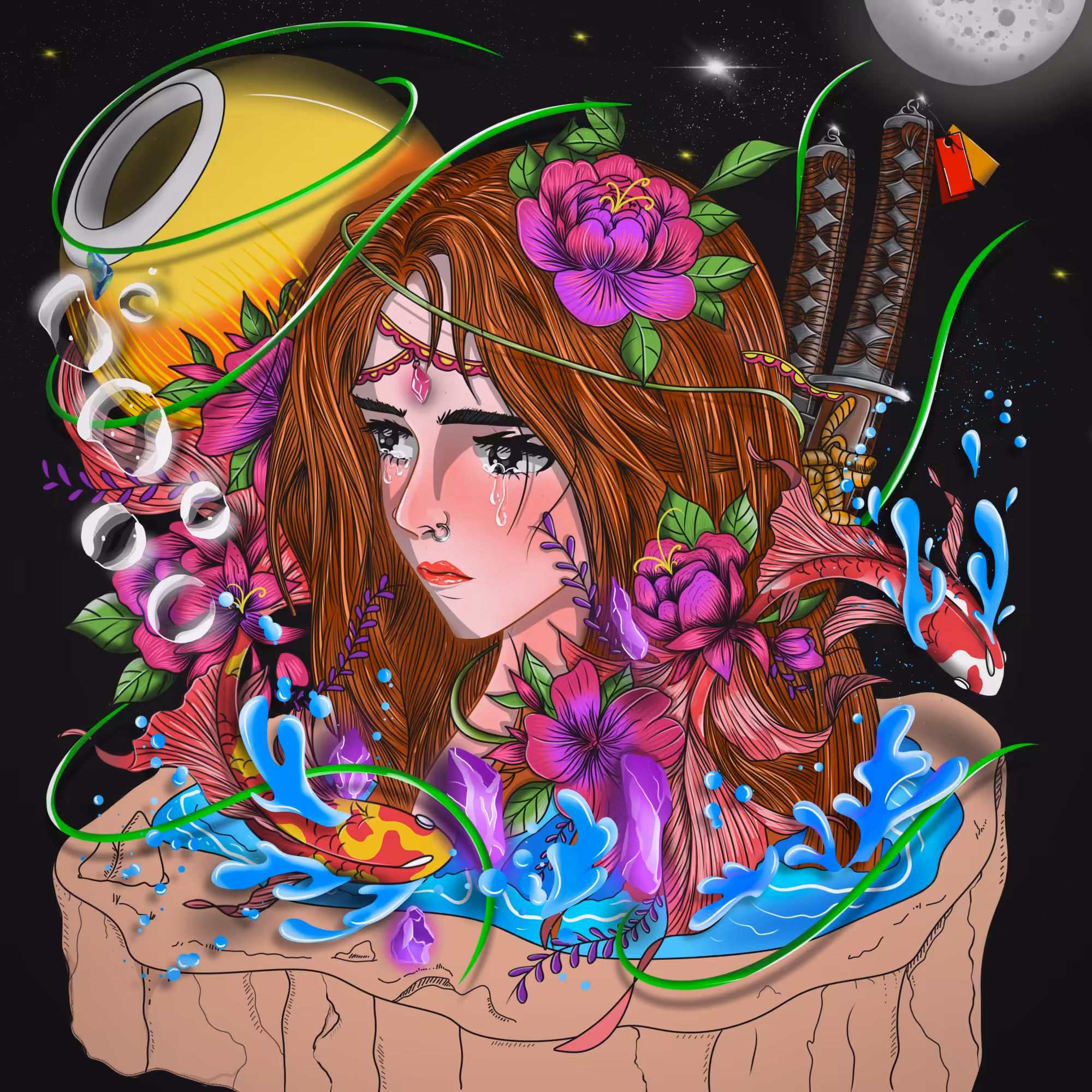 Beauty girlfish