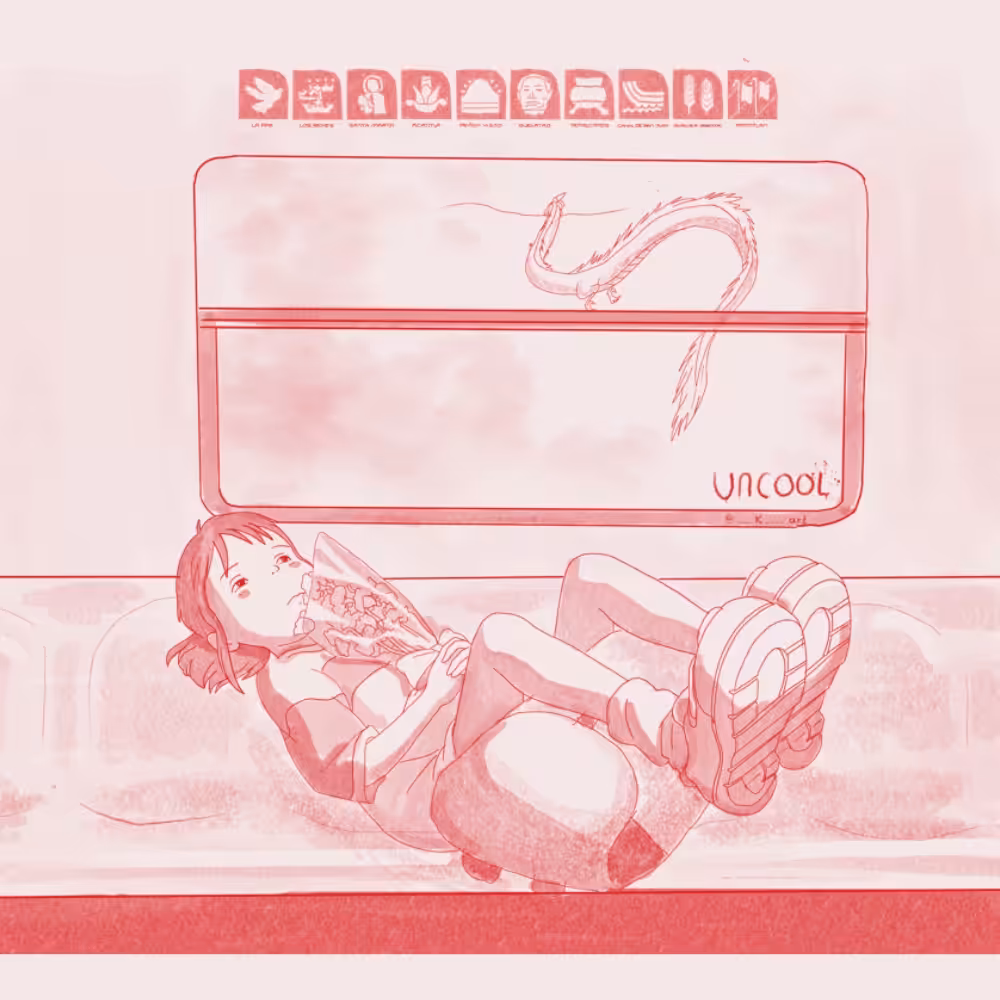 Chihiro en el metro de la CMDX