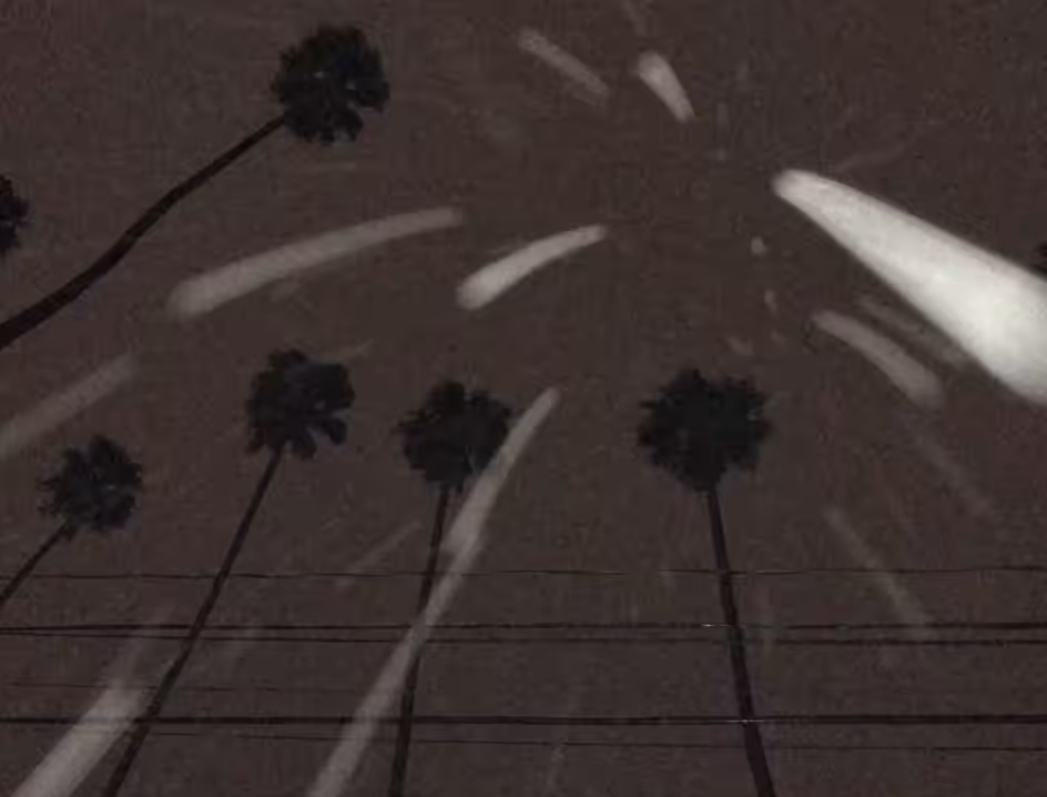 Palms to the sky