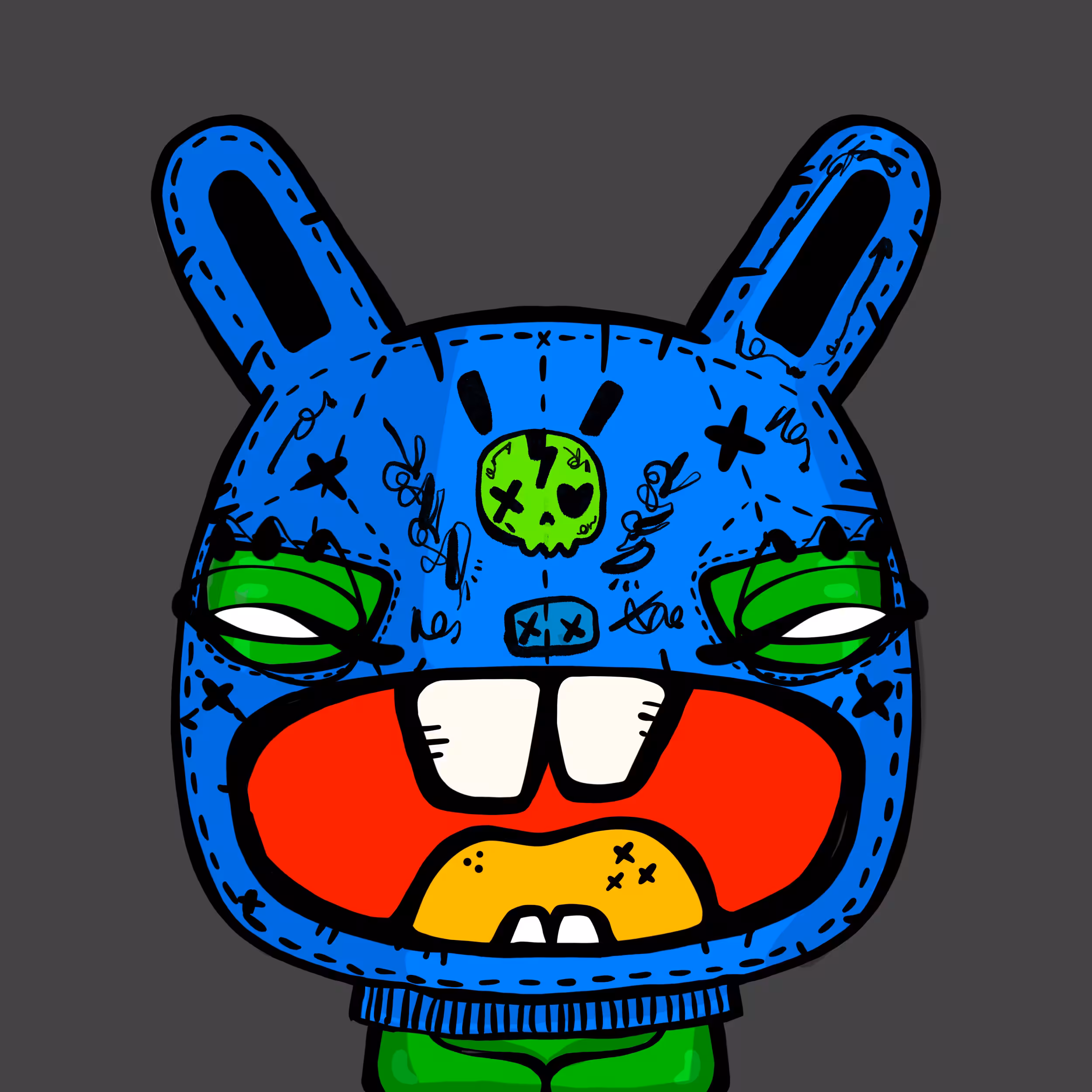 TOKYO PUNKS | BAD BUNNIES: TKP BAD BUNNY #0398