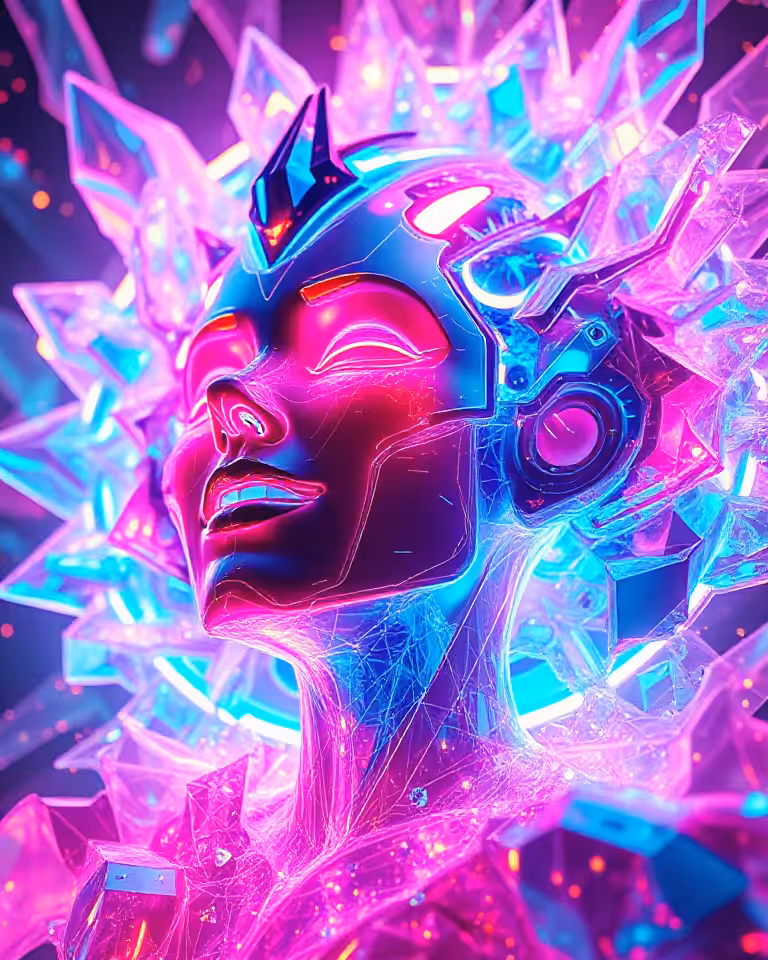 "Cyber Crystal Goddess"