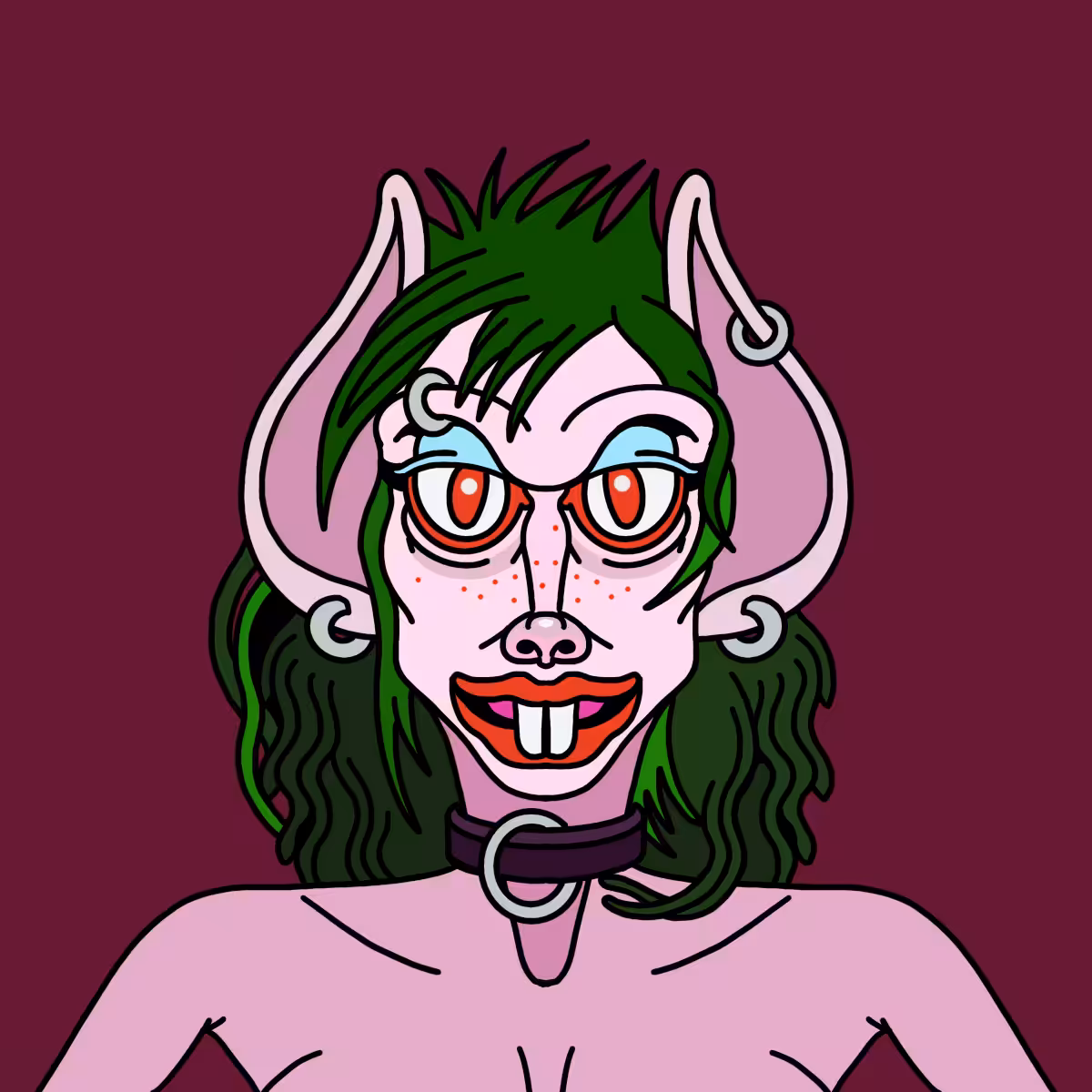 |Hedz| Bat-eared Goth