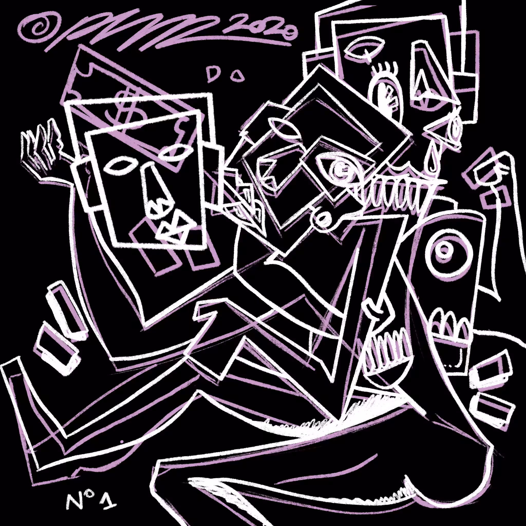 • "Sans titre Kubik n°1" • © 2020 