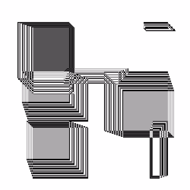 Superimposed Rectangles #123