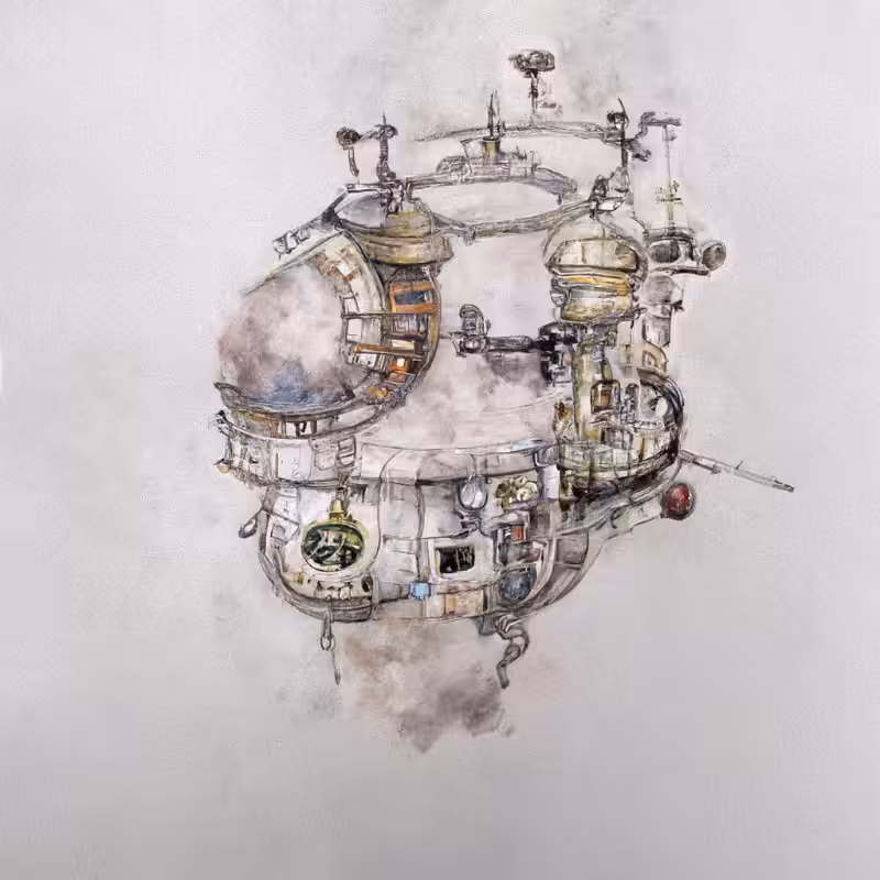 Utopian Space Castles #20