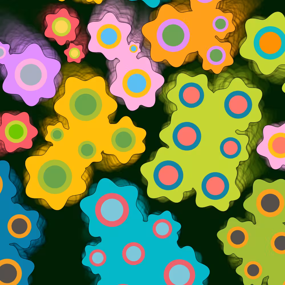Colorful cartoon shapes(free edition) #30