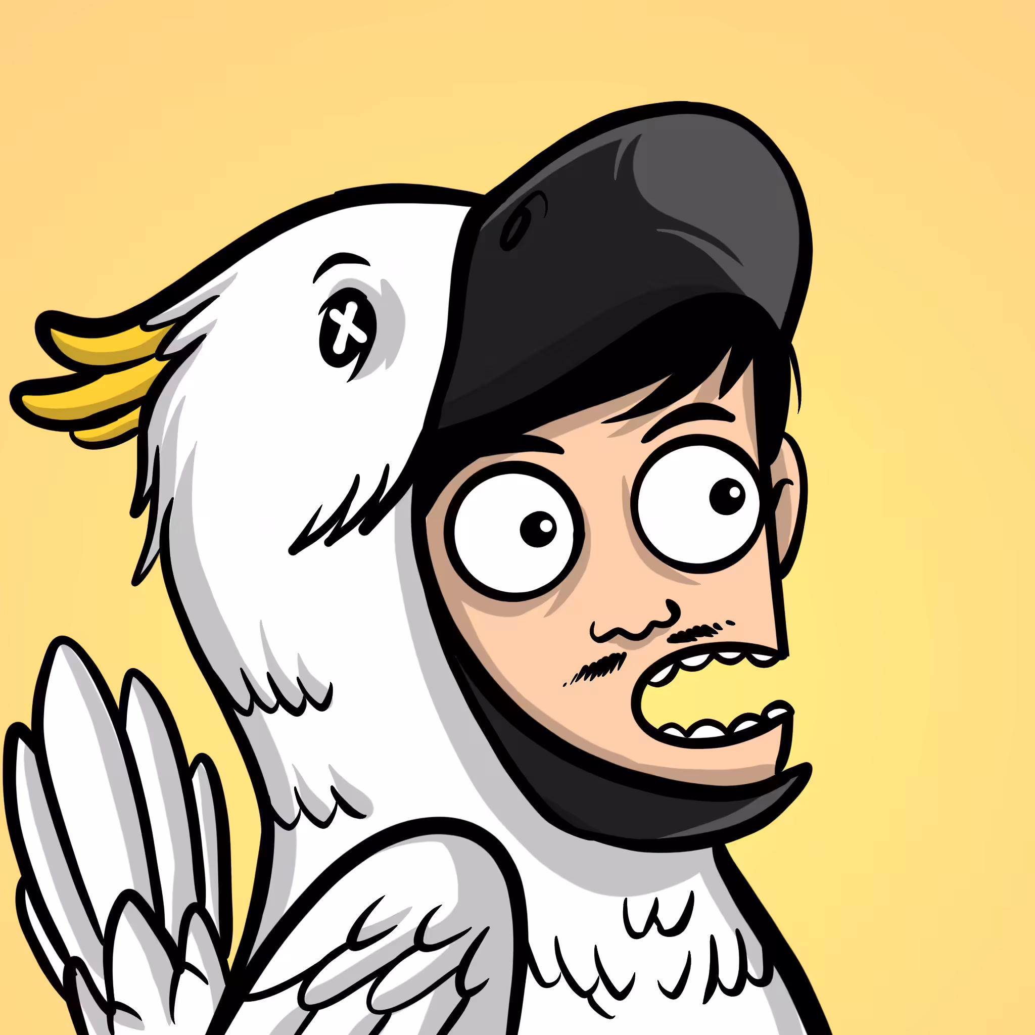 Cockatoo beast doll