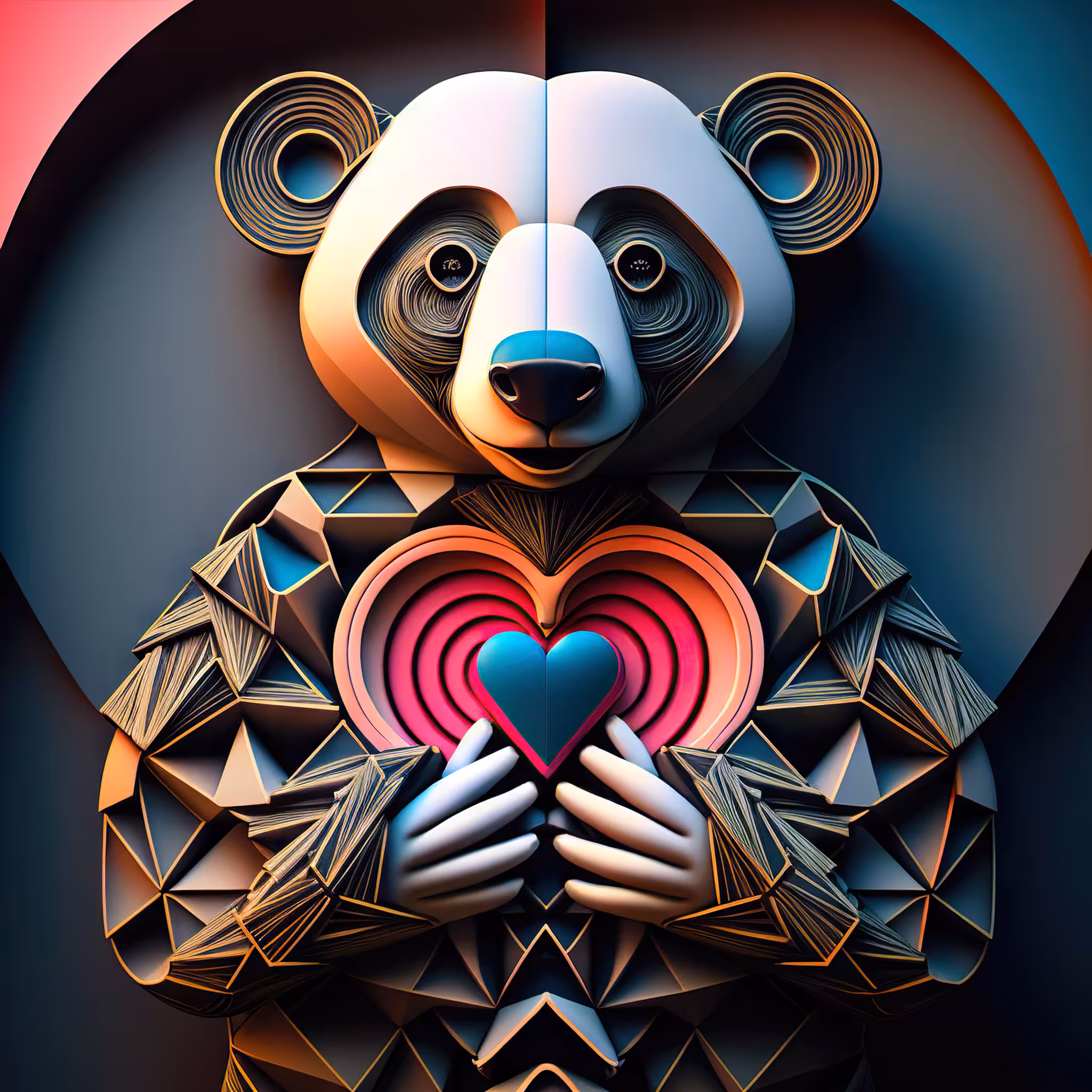 Sending artful hugs & beary special wishes this Valentine's Day!