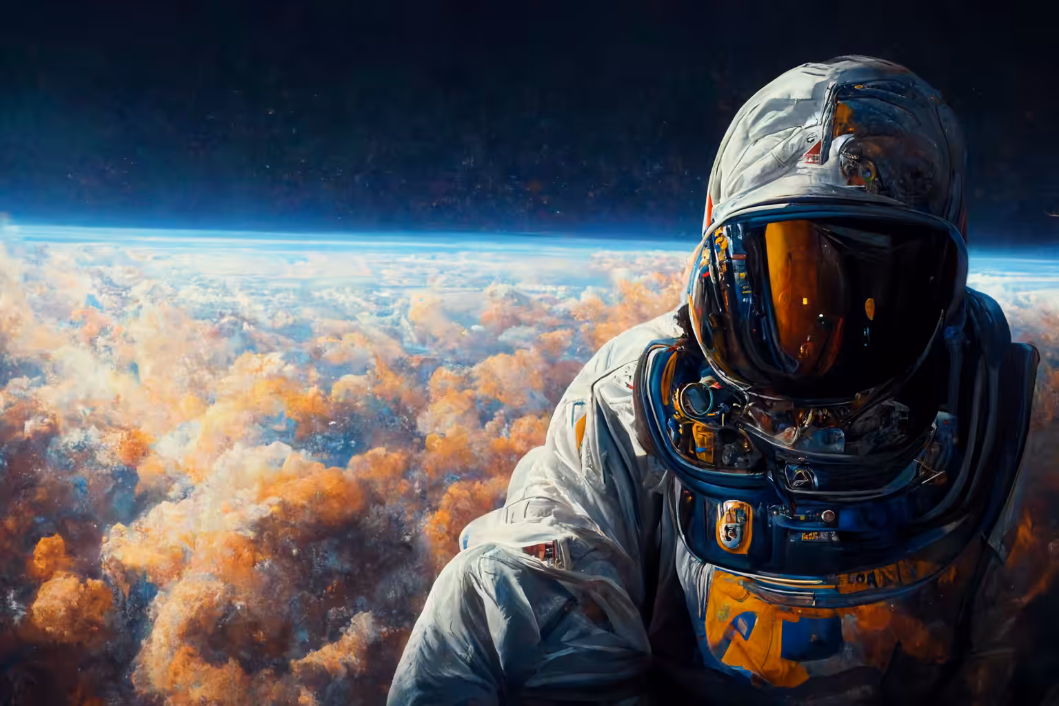 Last Selfie Close to Earth