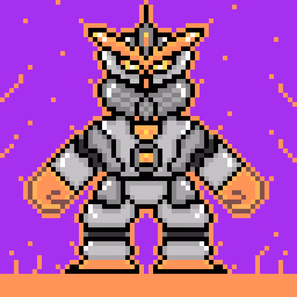 Robo series No. 1(Purple background)