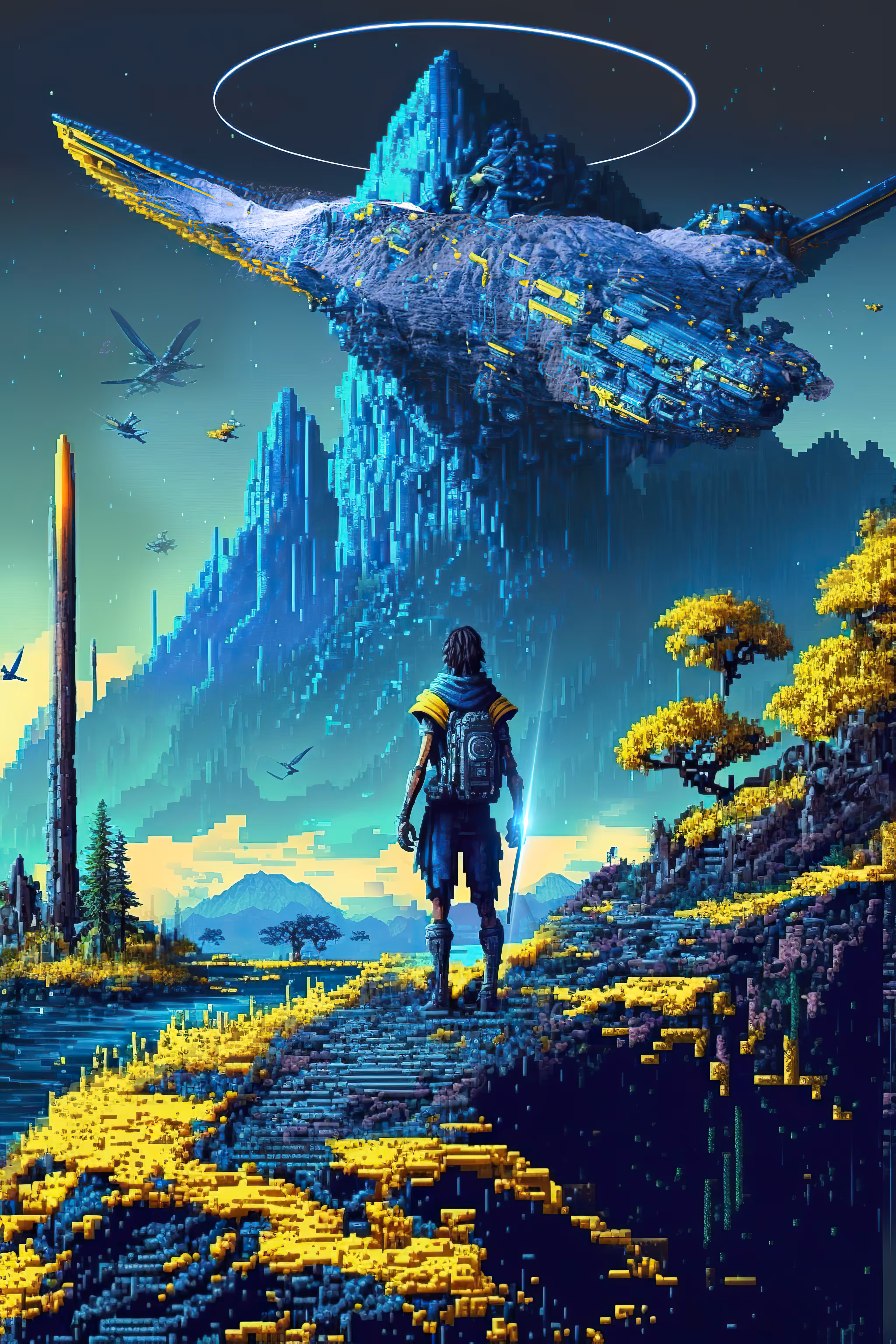 Reuben Wu, Travels 14 Centuries into the Future.