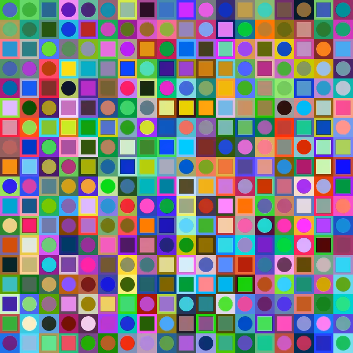 Square Dot Composition #332