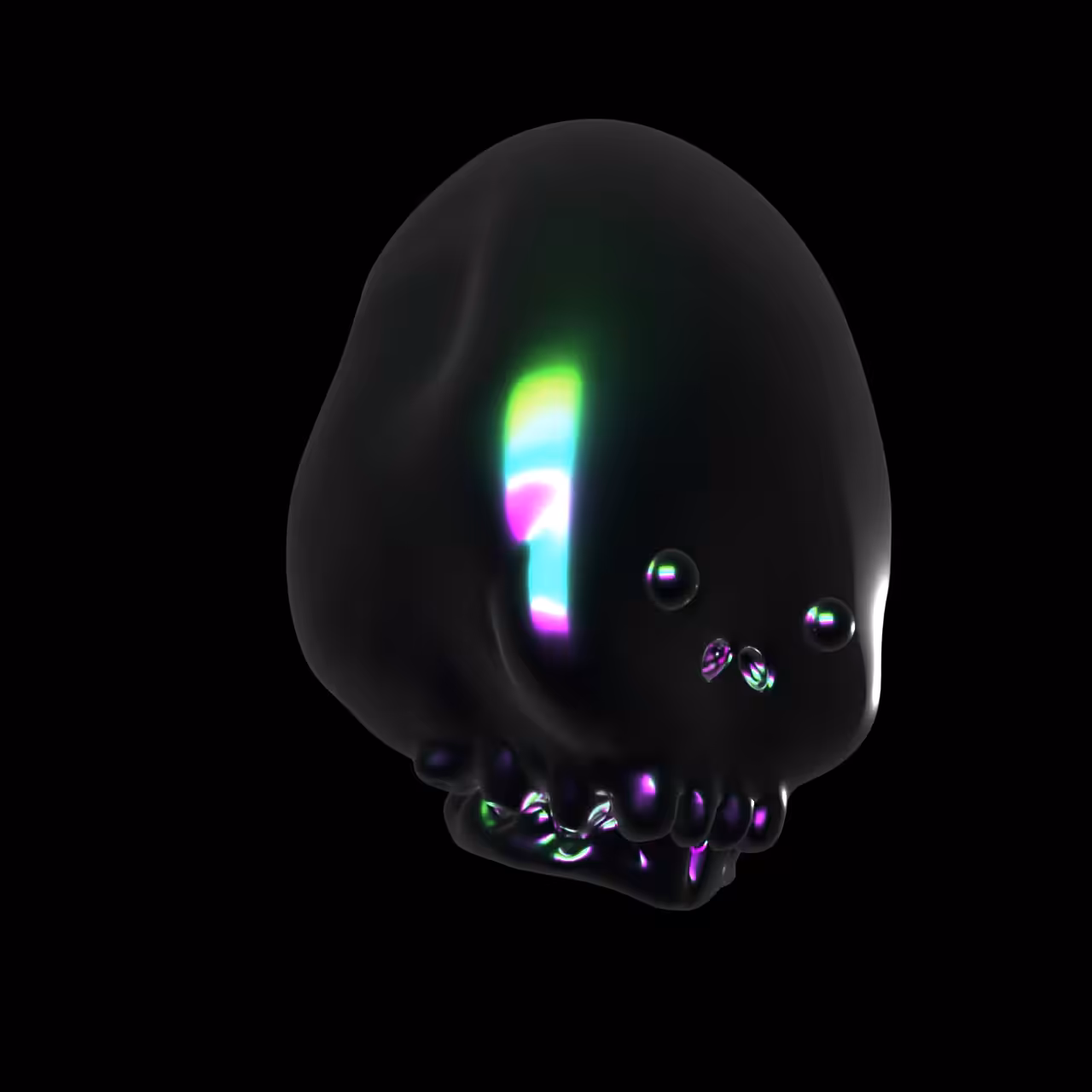 Skull of a cryptonaut