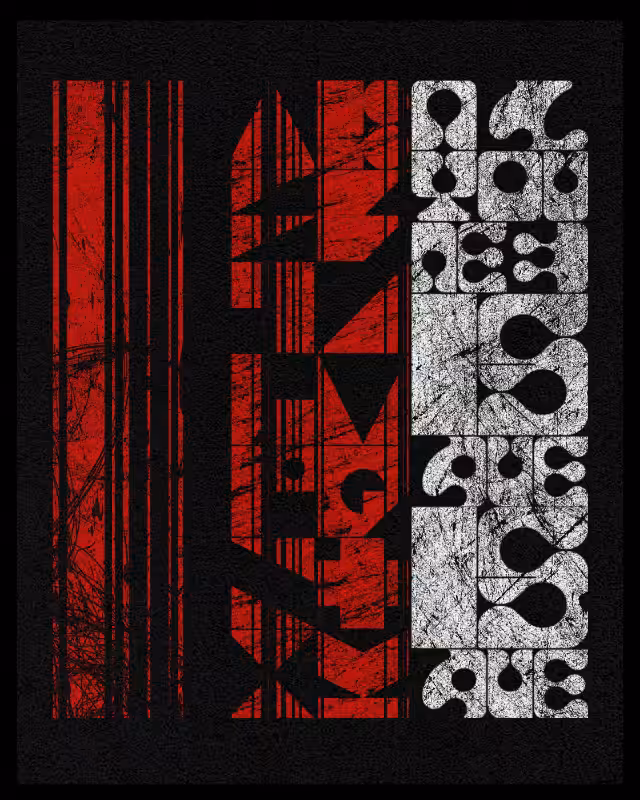pattern art #red #8