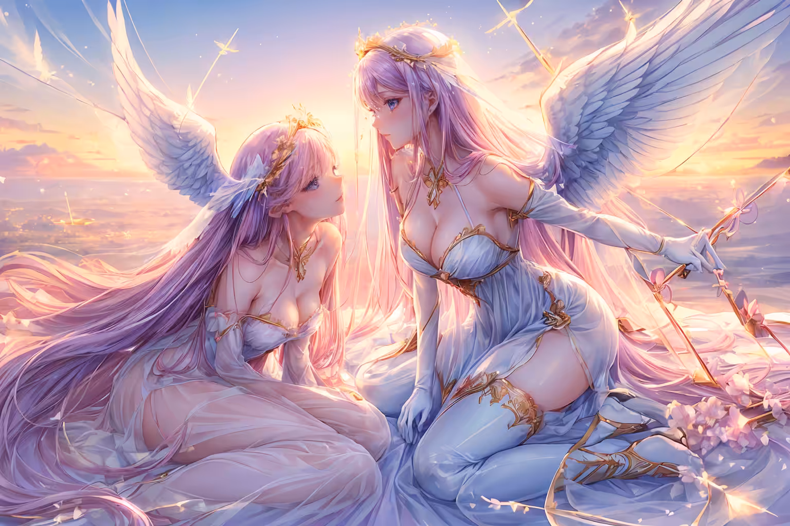 Heavenly nymphs