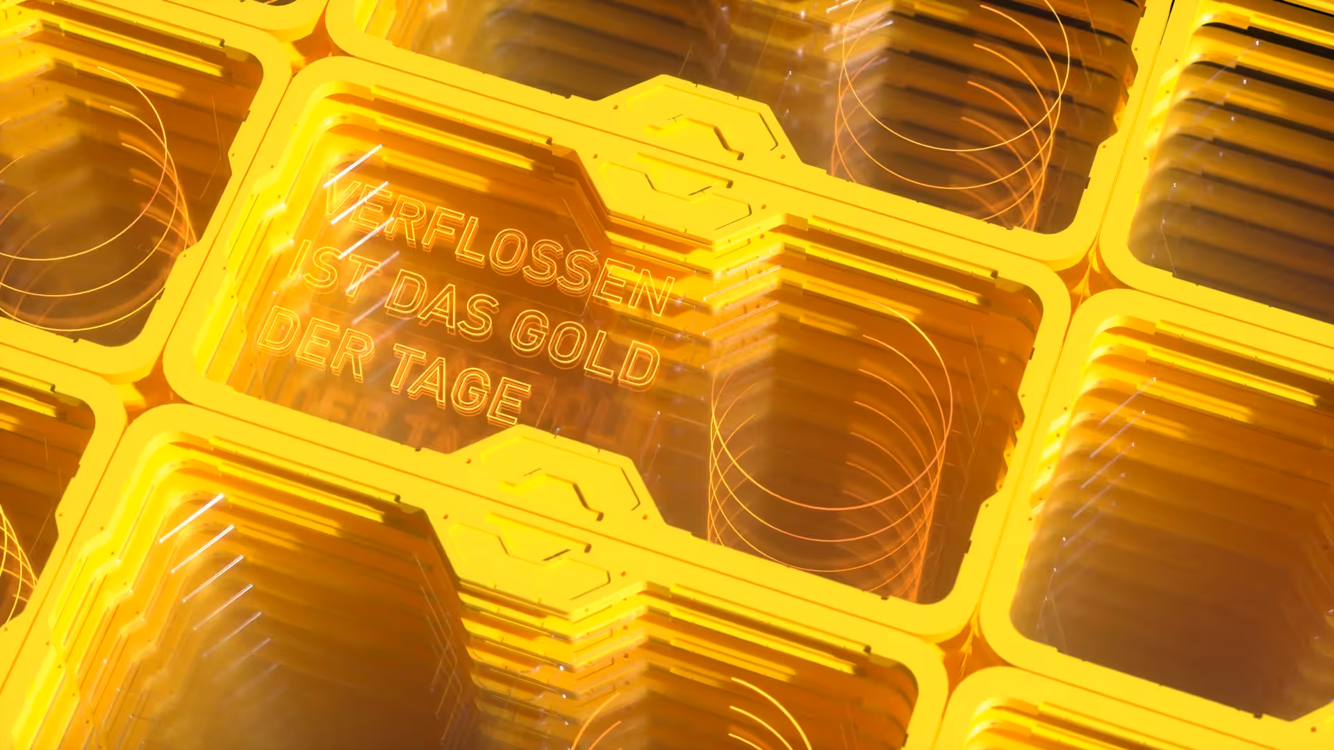VERFLOSSEN IST DAS GOLD DER TAGE