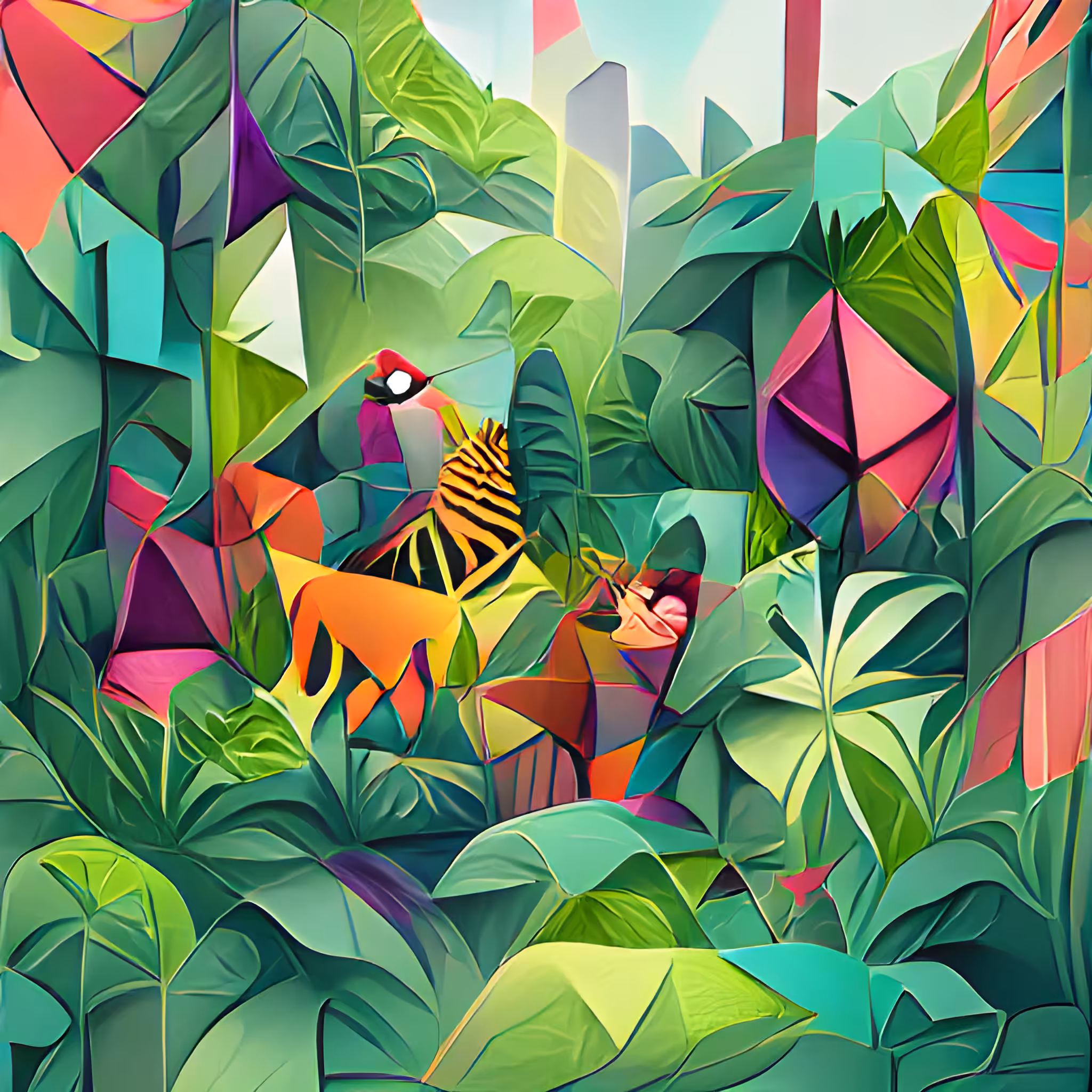 Geometric Jungle 1