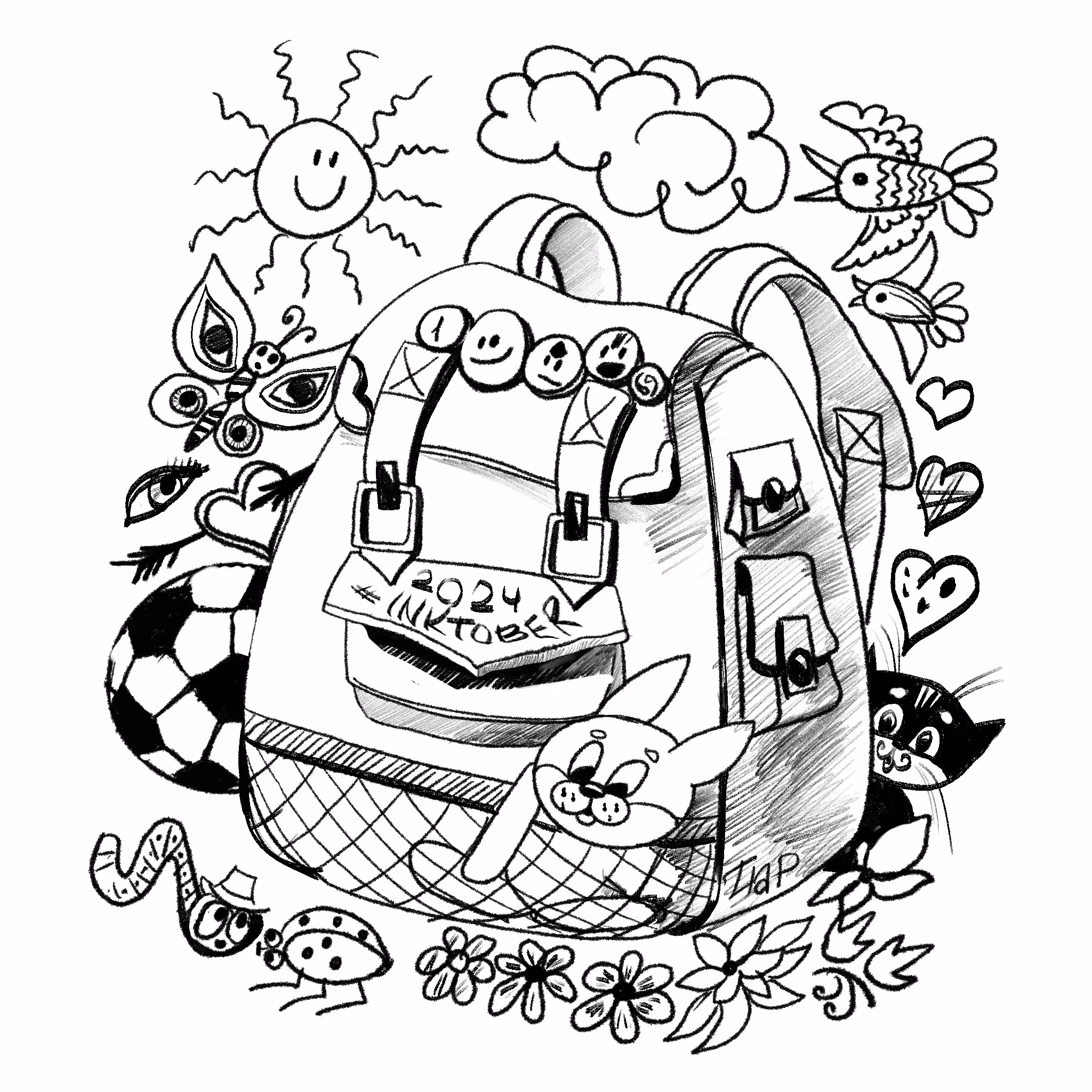 Funny backpack