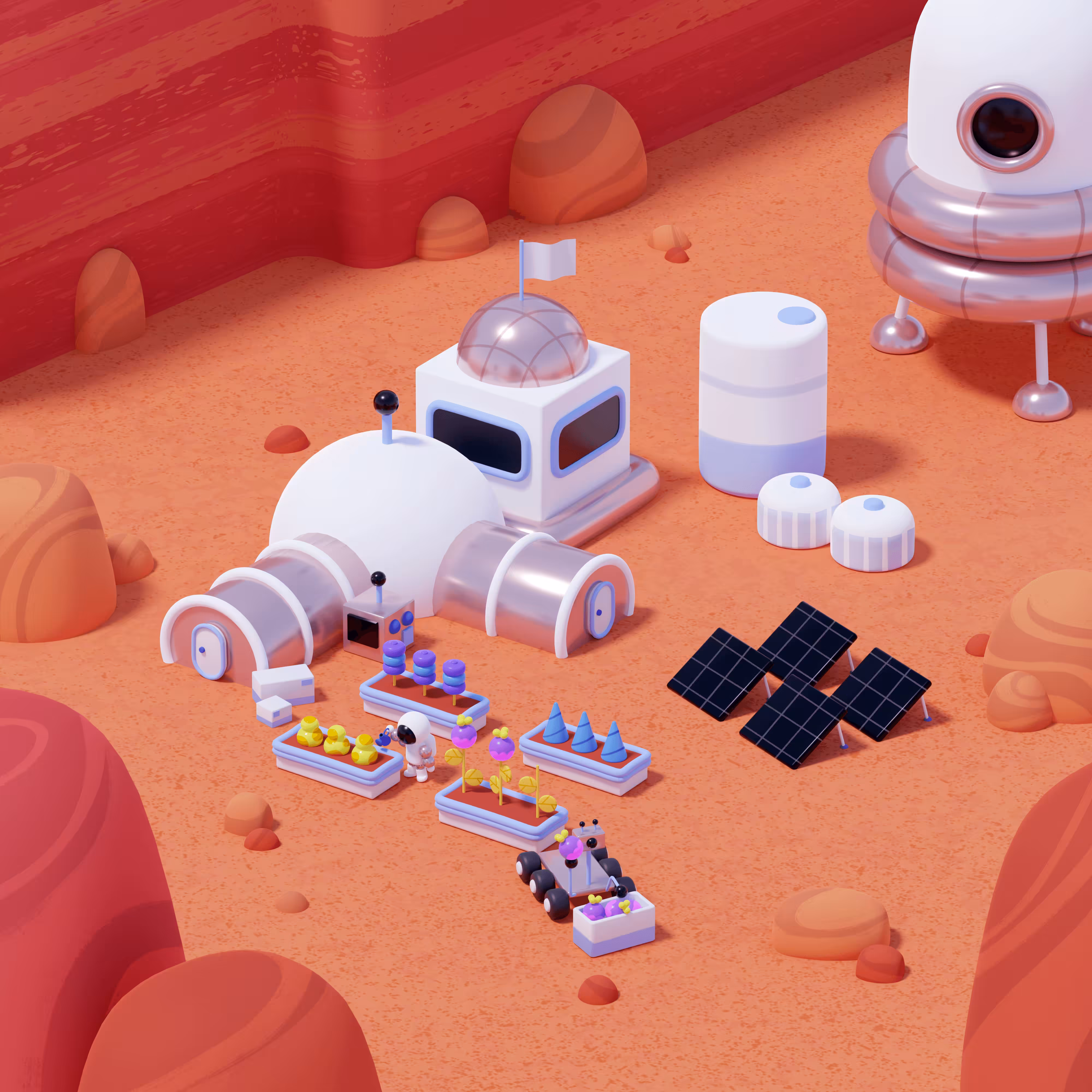Planetary Landscaping