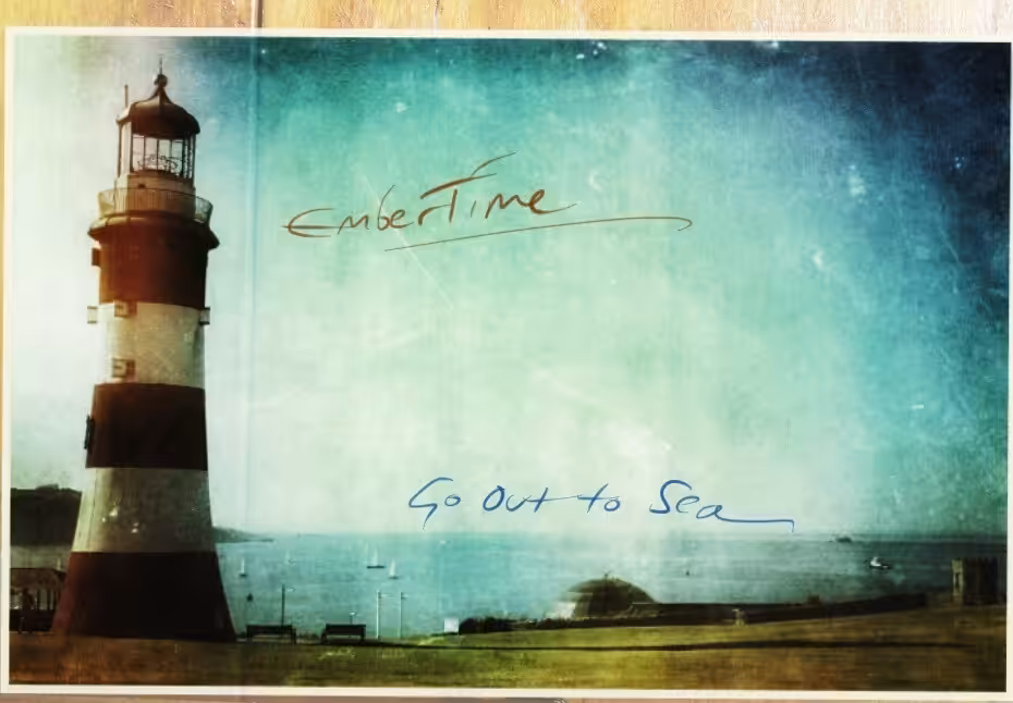 'go out to sea' (postcard)