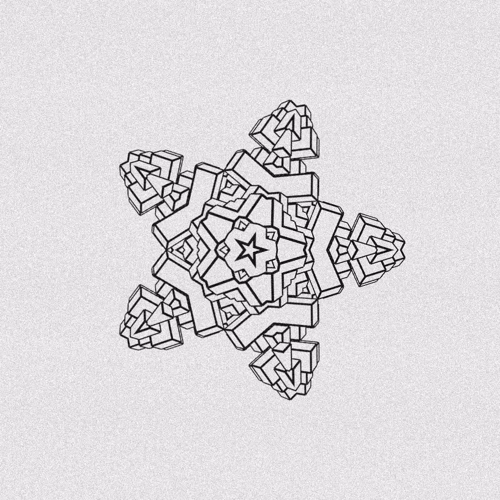 Monochrome Kaleido #125