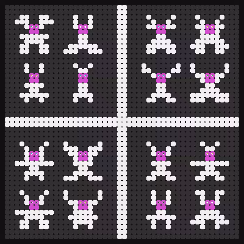 8x8 Pixel Creatures #1