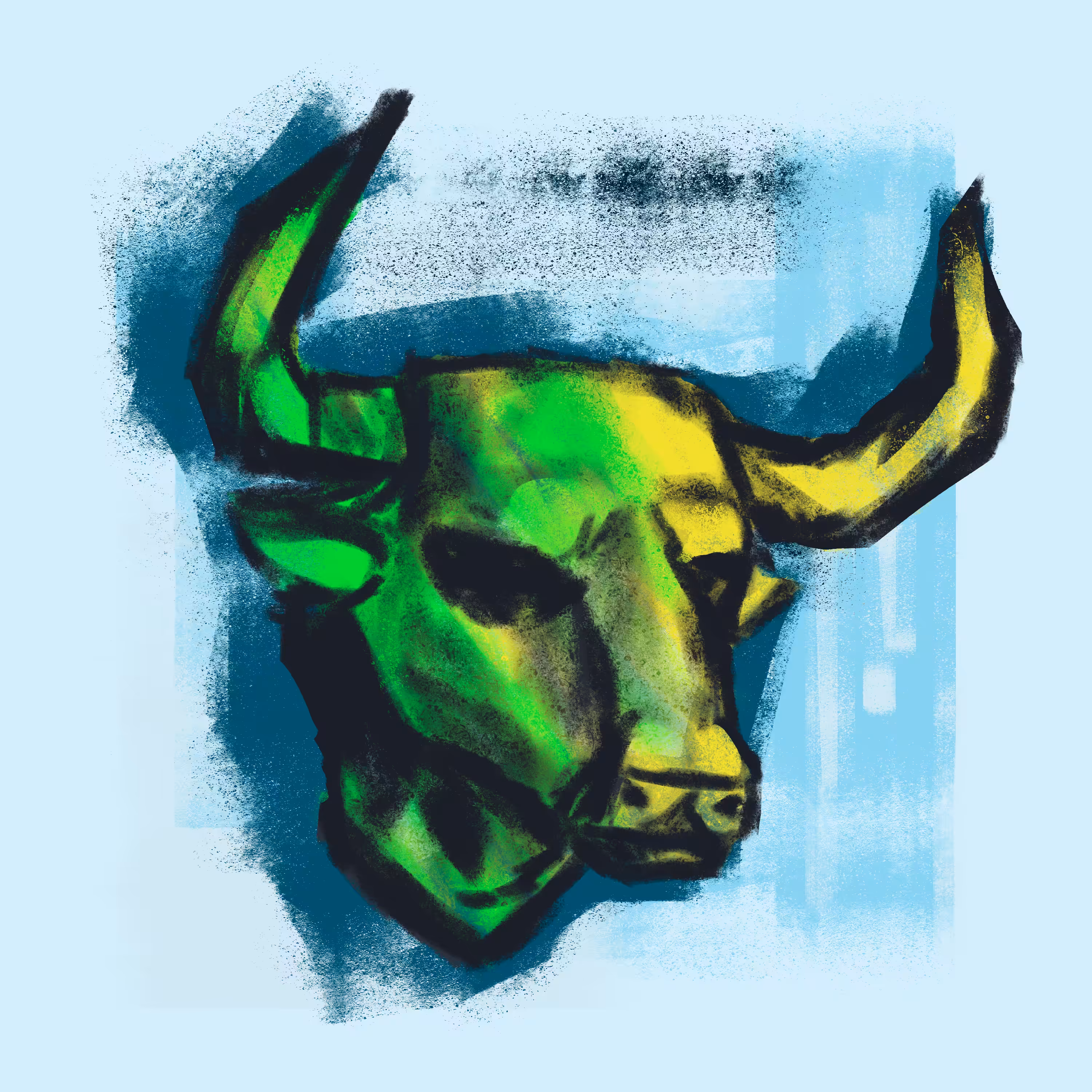 Gado de Nióbio Verde e Amarelo / Niobium Cattle Green and Yellow
