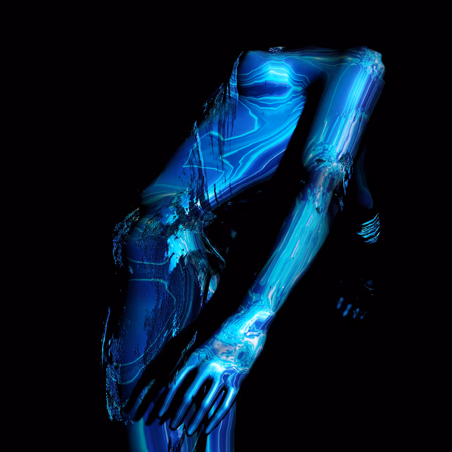 Blue number 0