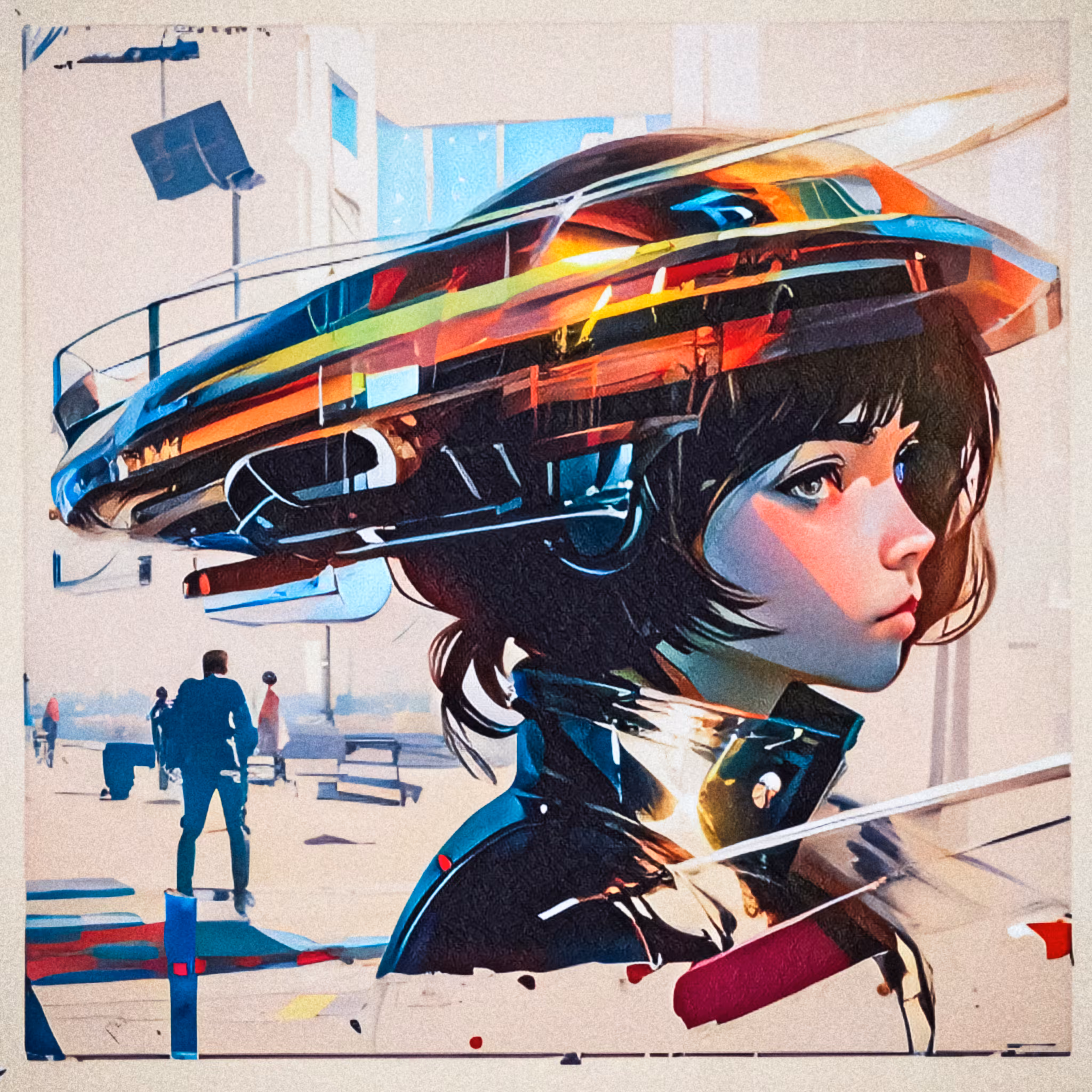 Cyberpunk characters design 