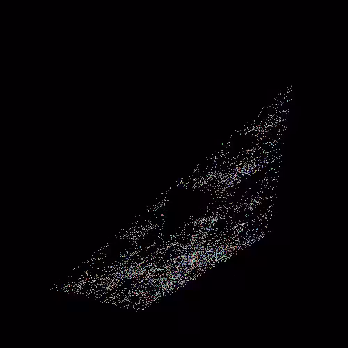 abstract random pixel and color