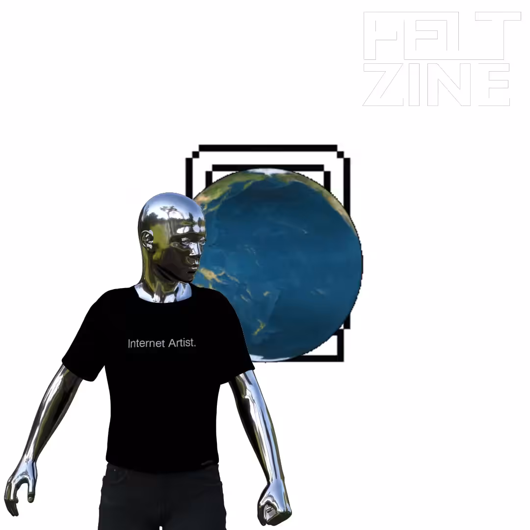 Canvas #349: mac screen. — internet artist. — global lockdown. — white box logo. — dreamscape