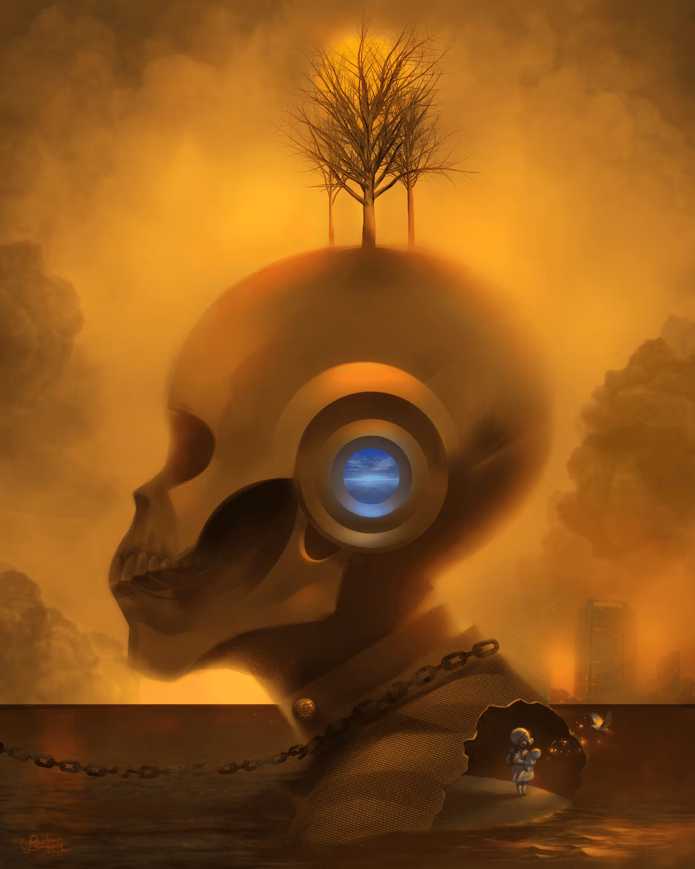 Despair of the future world
