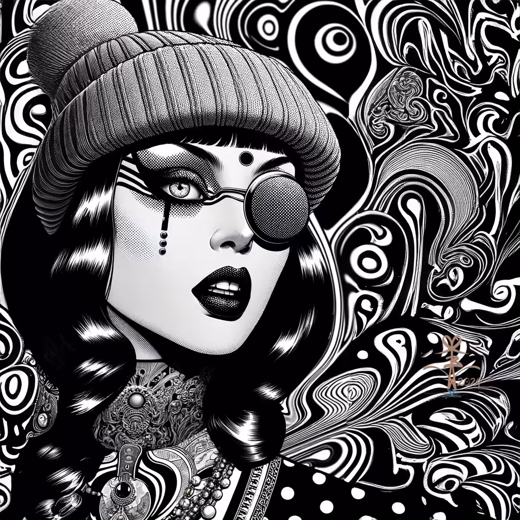 Hypnotic Thought: Monochrome Vortex