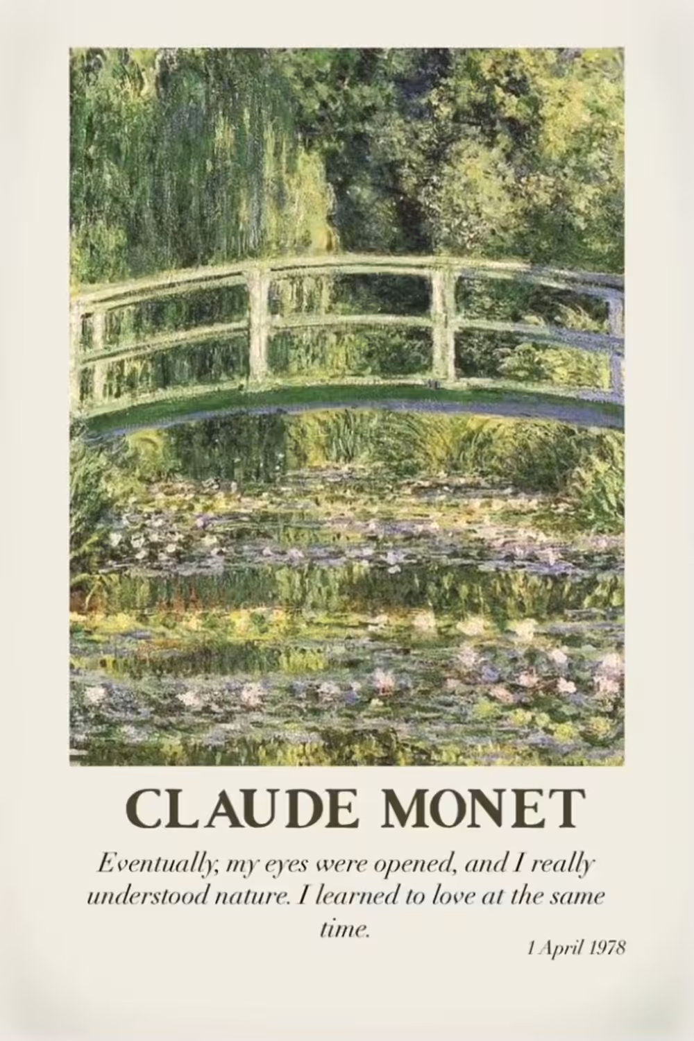 Monet's 'Water Lilies Pond' 